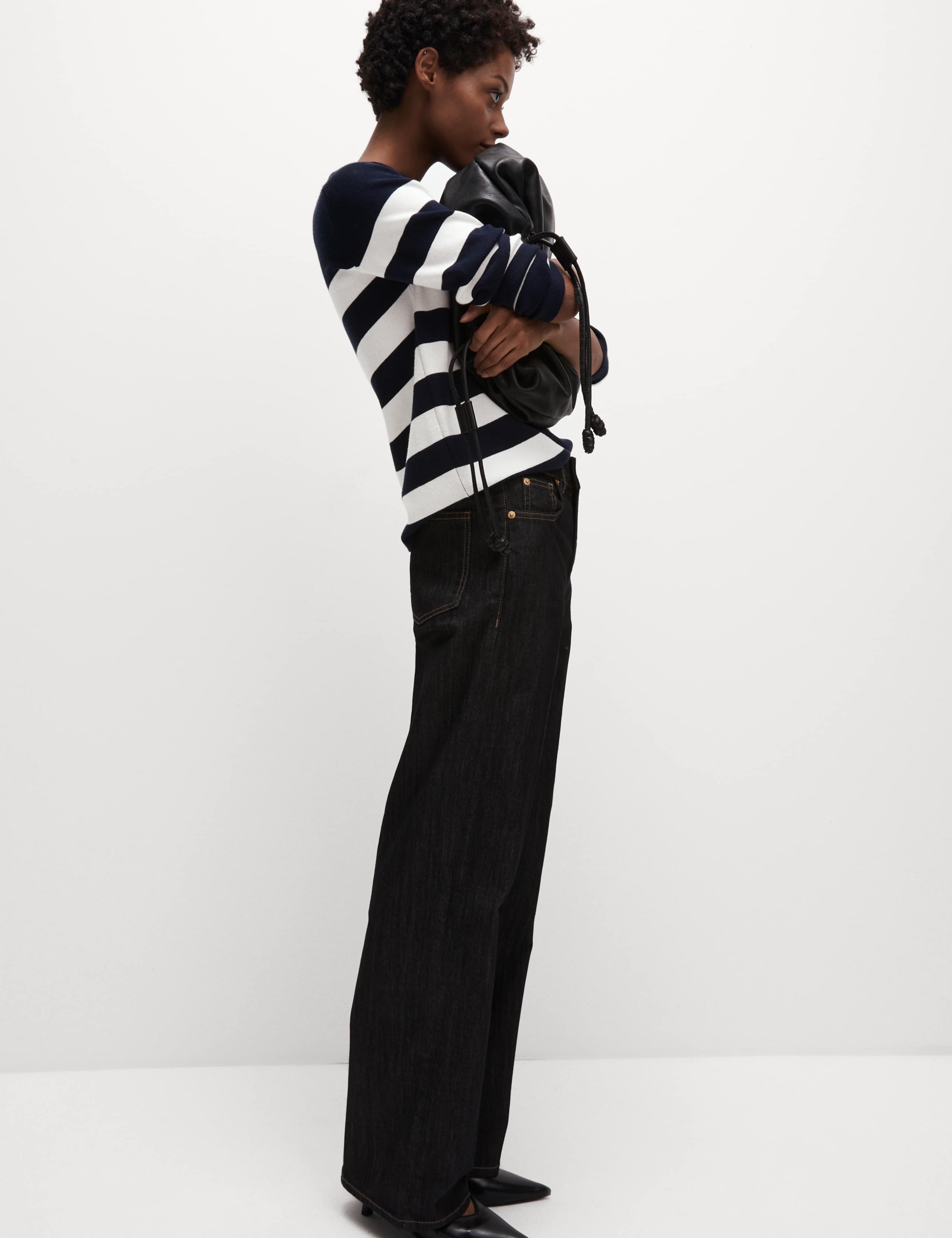 High Waisted Smart Wide Leg Jeans 8 of 10