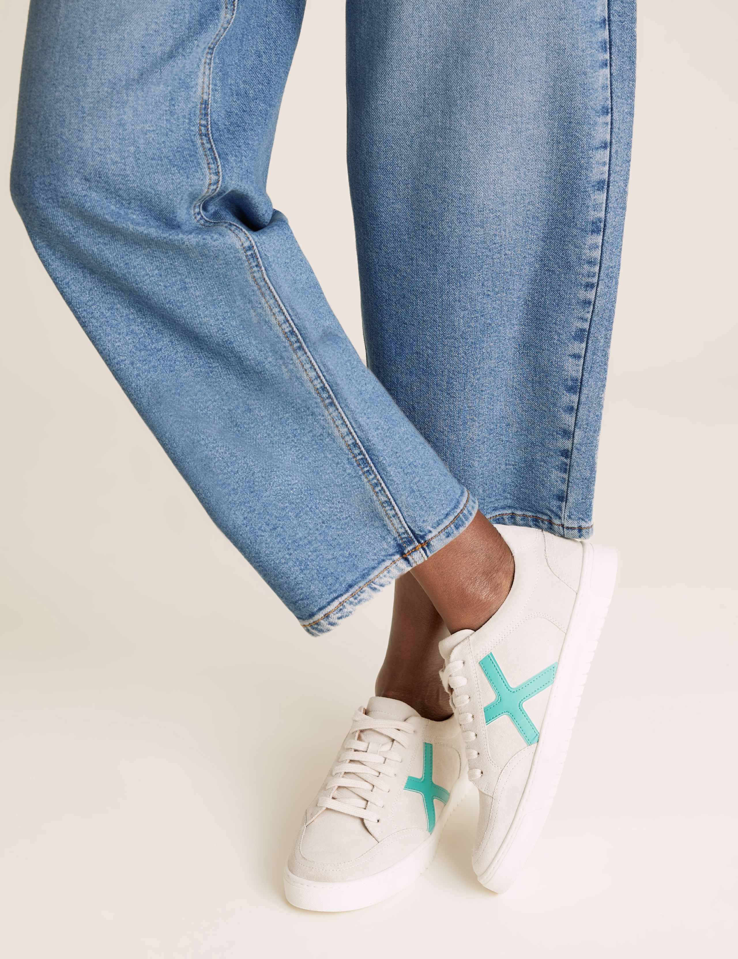 High Waisted Barrel Cropped Jeans 4 of 6