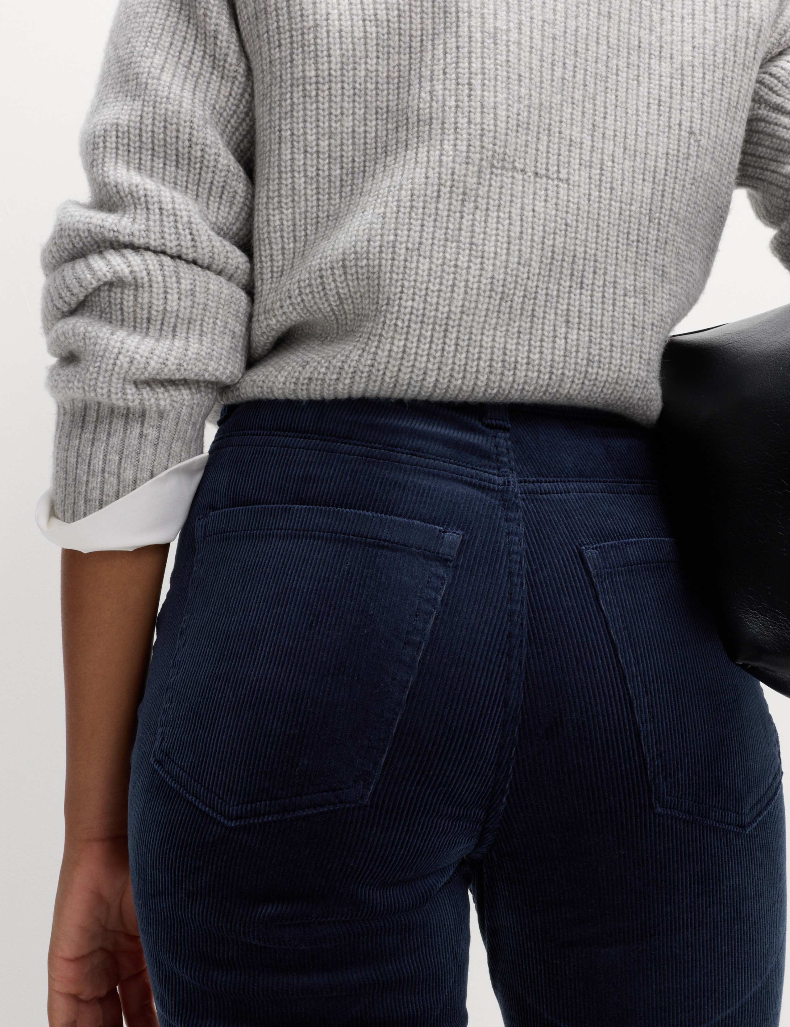 Cotton Rich Cord Straight Leg Trousers with Modal 5 of 6