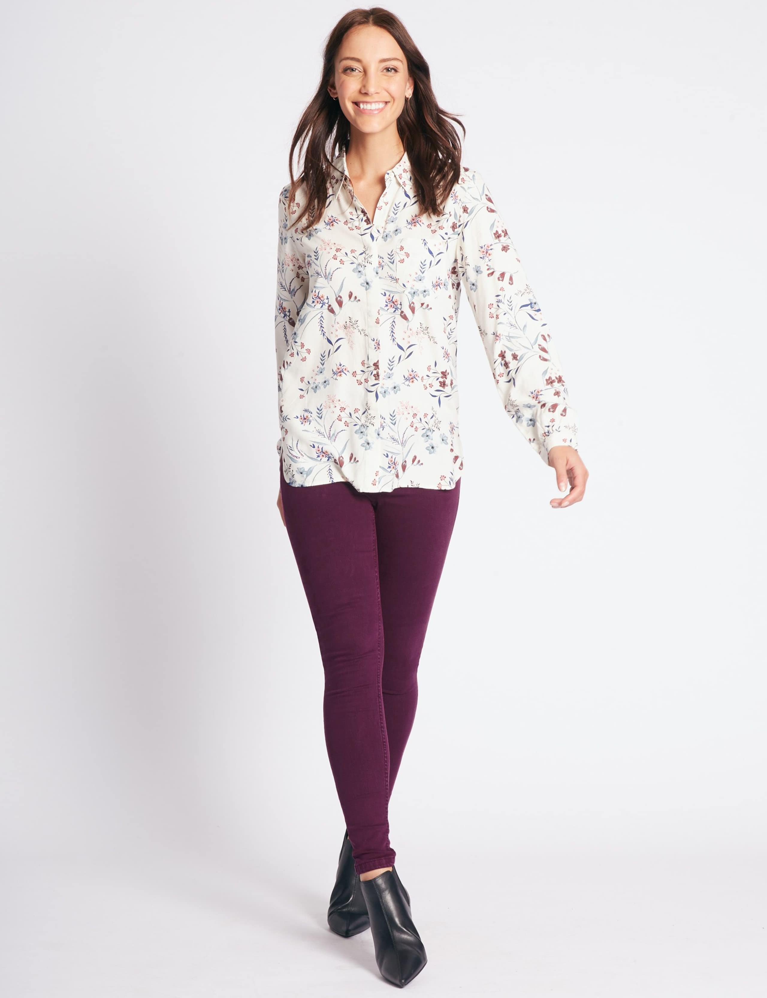 Tencel™ Blend Mid Rise Super Skinny Jeans 1 of 6
