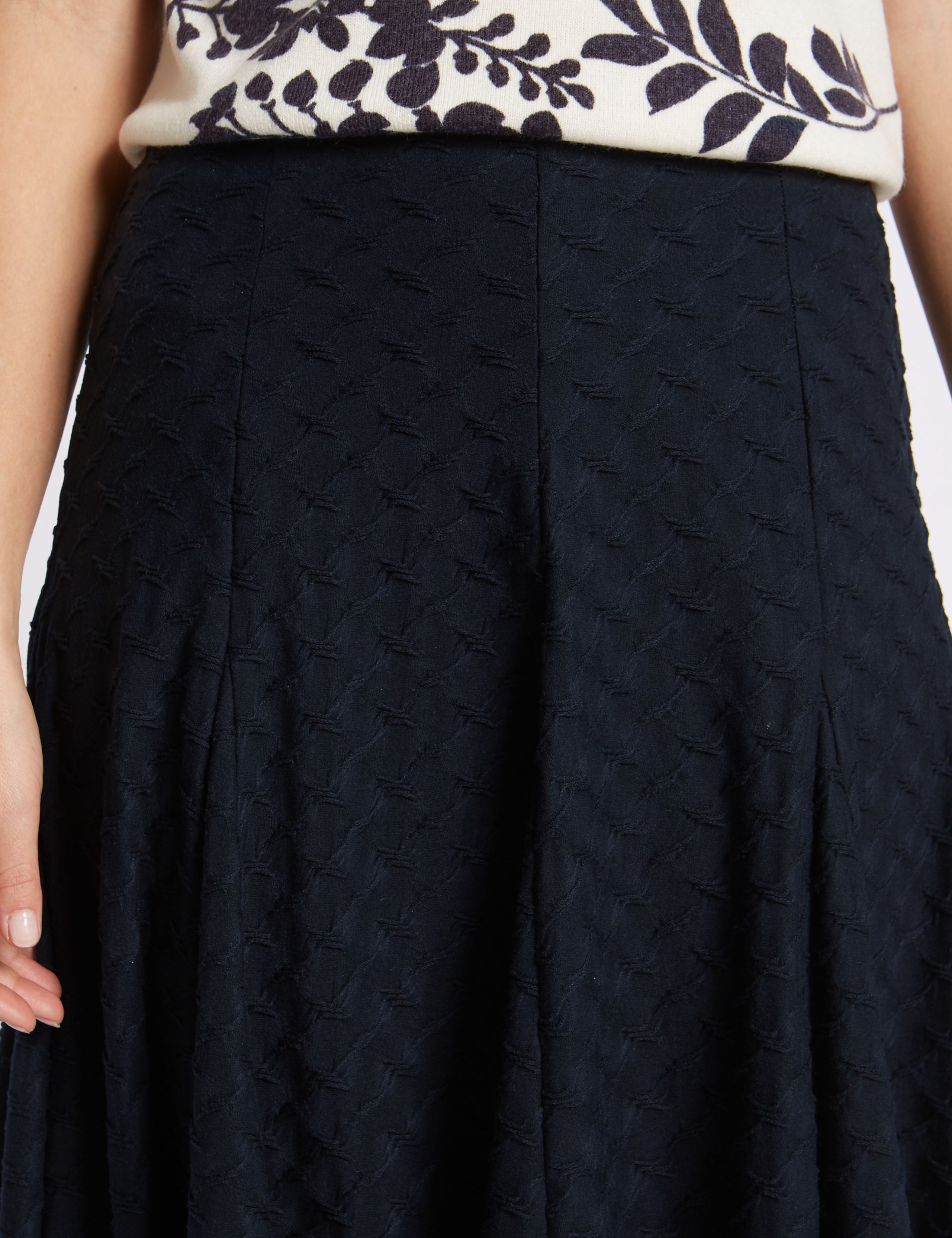 Textured A-Line Midi Skirt 5 of 5
