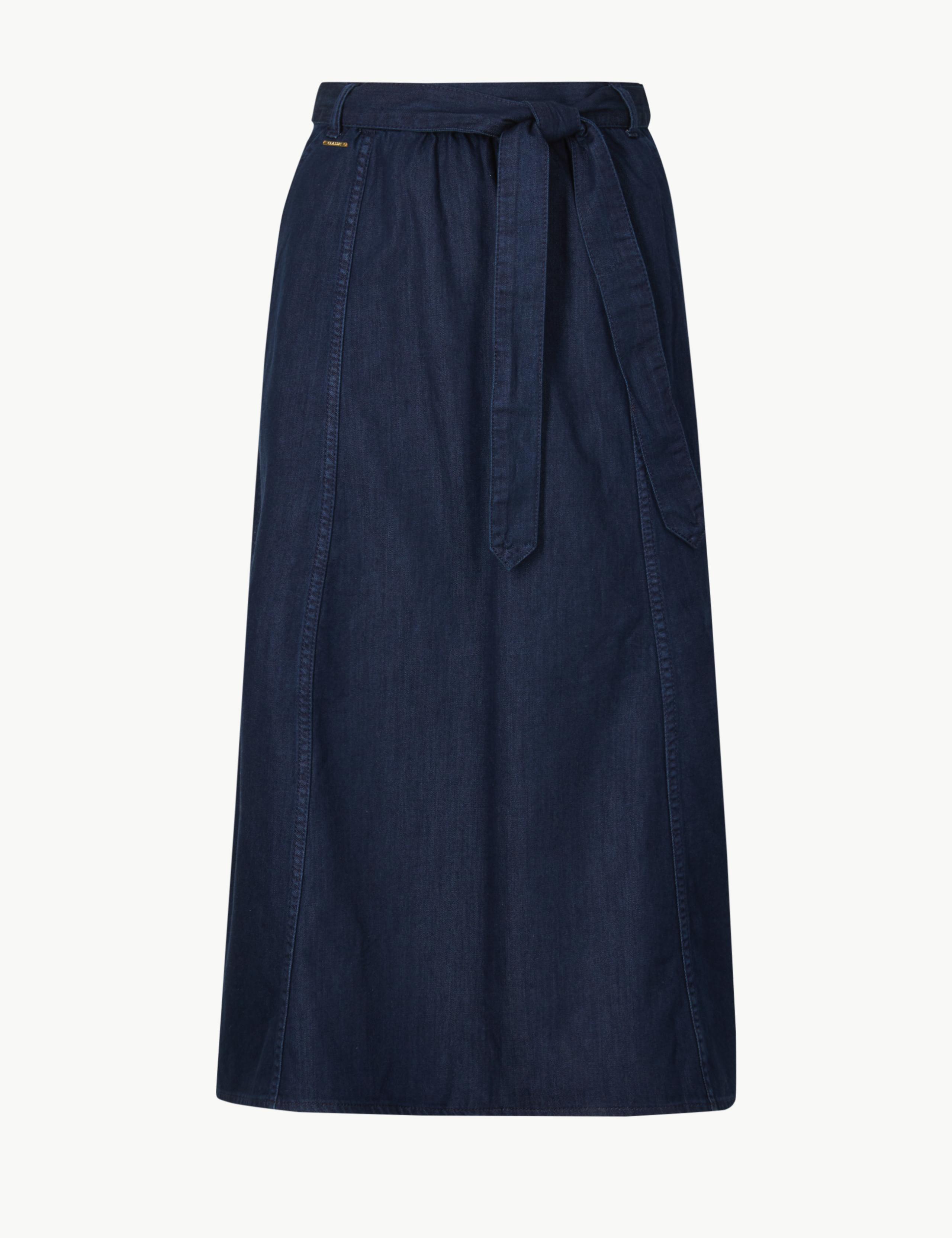 Denim Midi Skirt 2 of 4