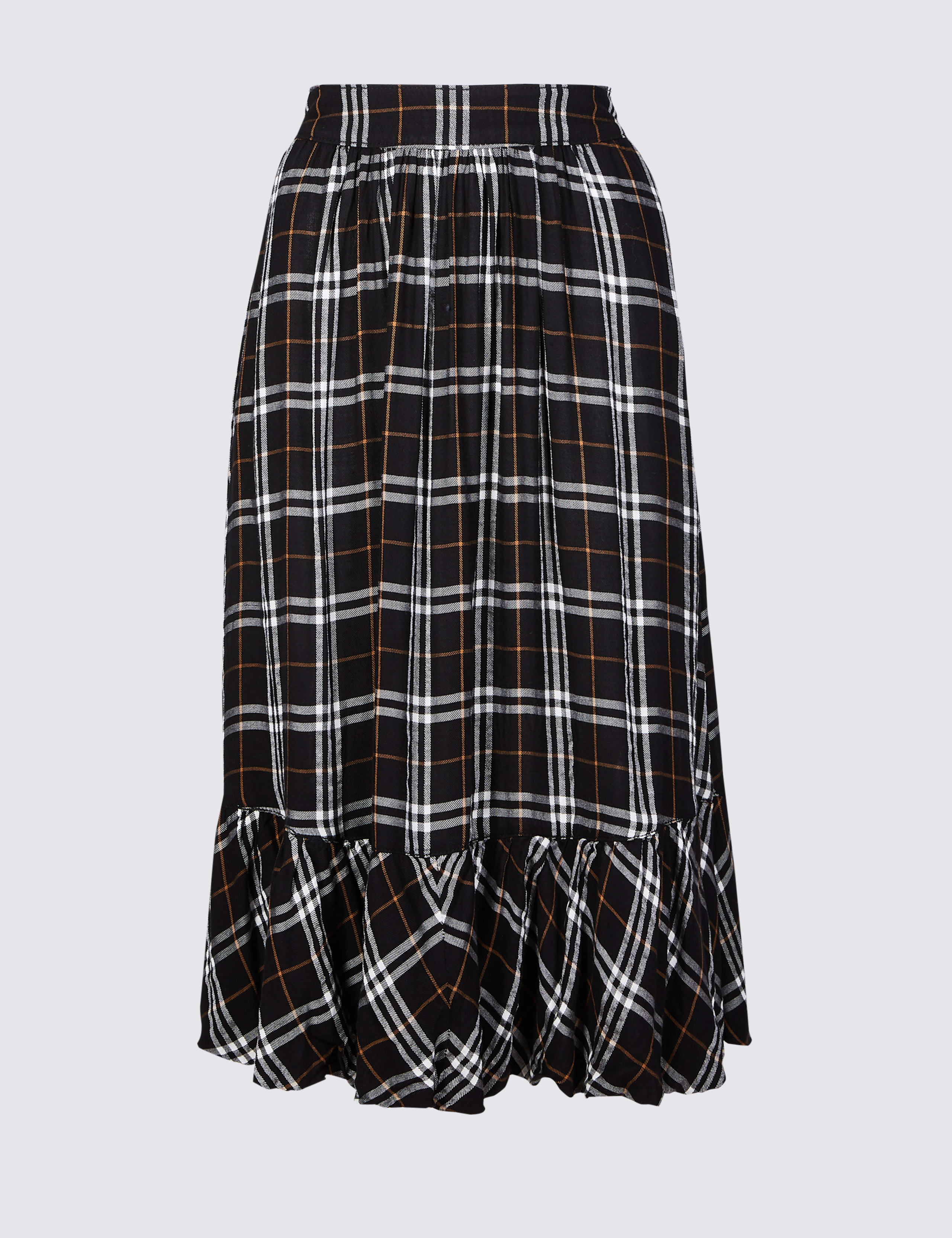 Checked Midi Skirt 2 of 5