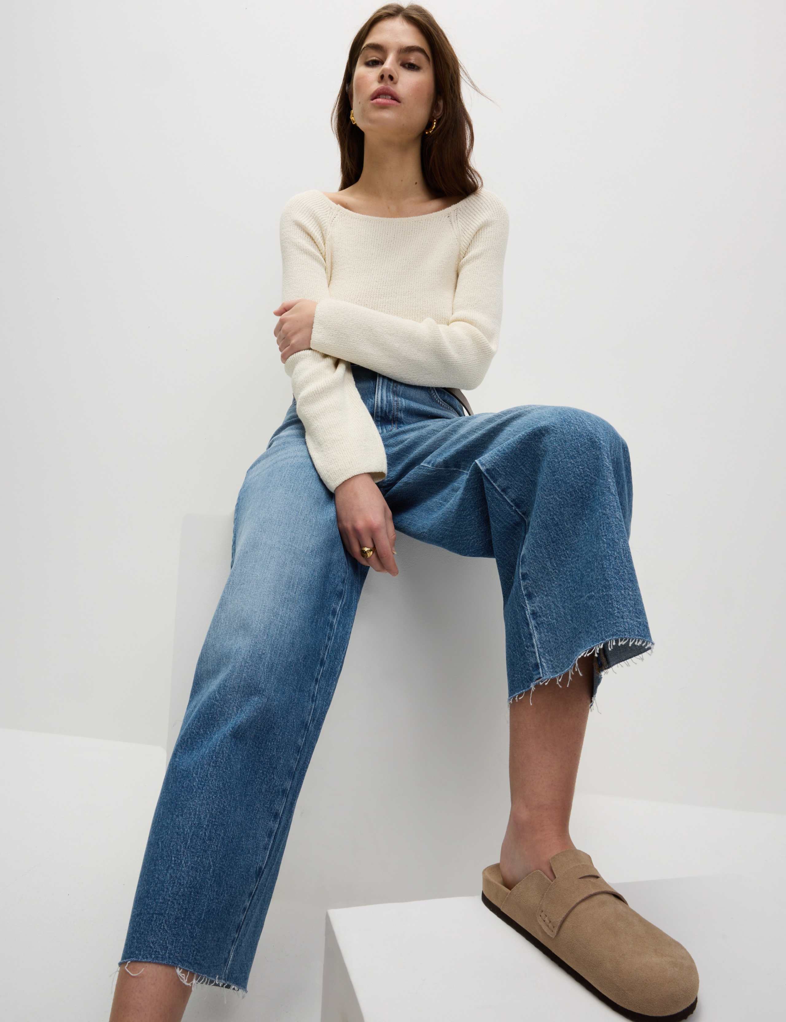 Wide Leg Cropped Jeans 4 of 4