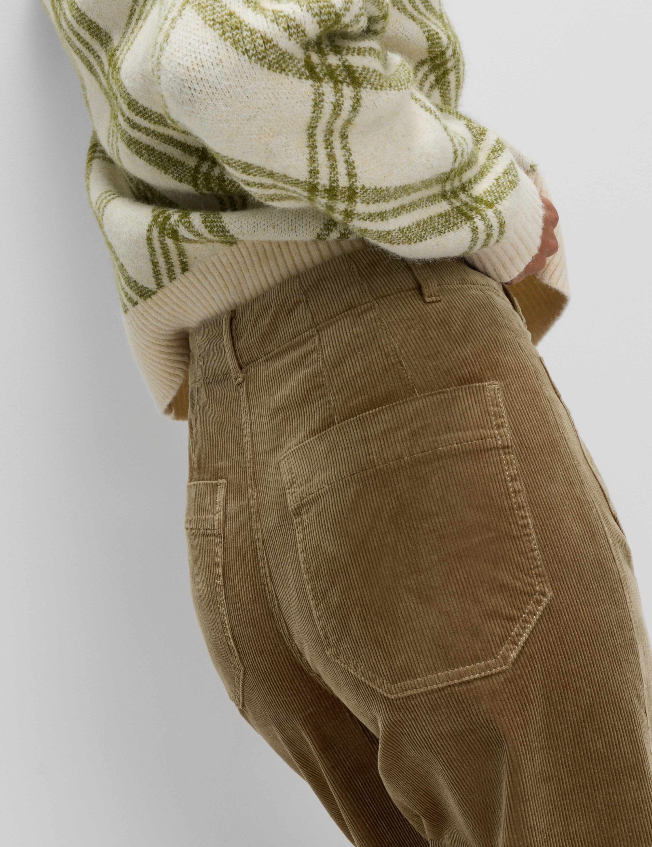 Cord Wide Leg Trousers 1 of 6