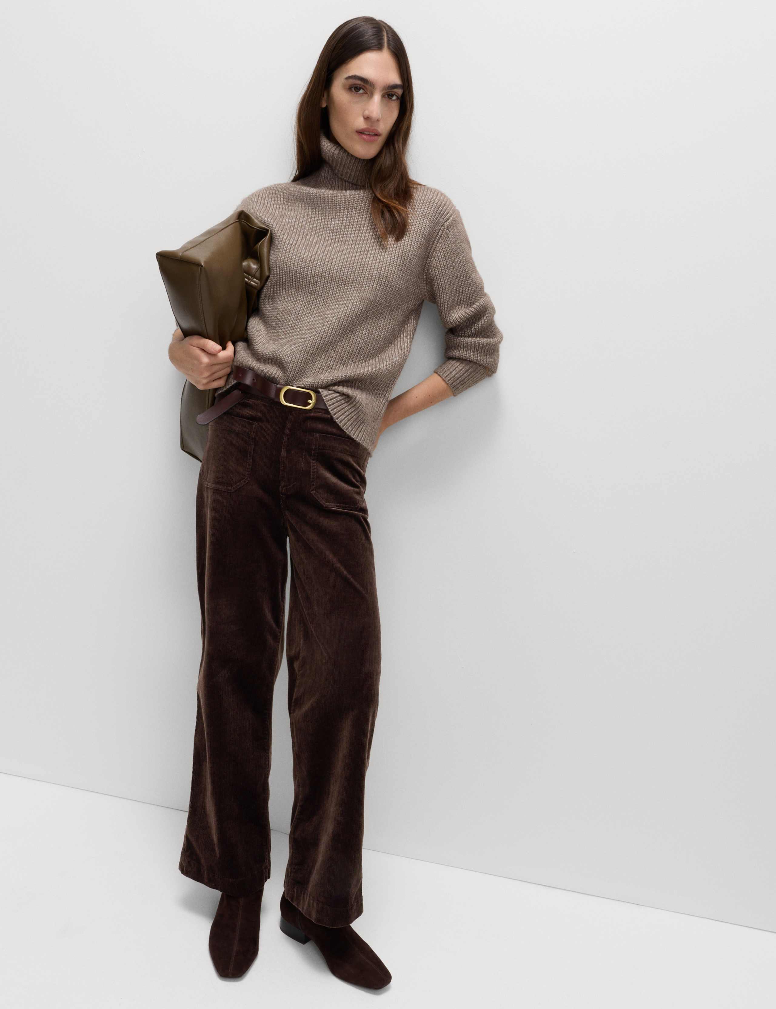 Cord Wide Leg Trousers 3 of 7