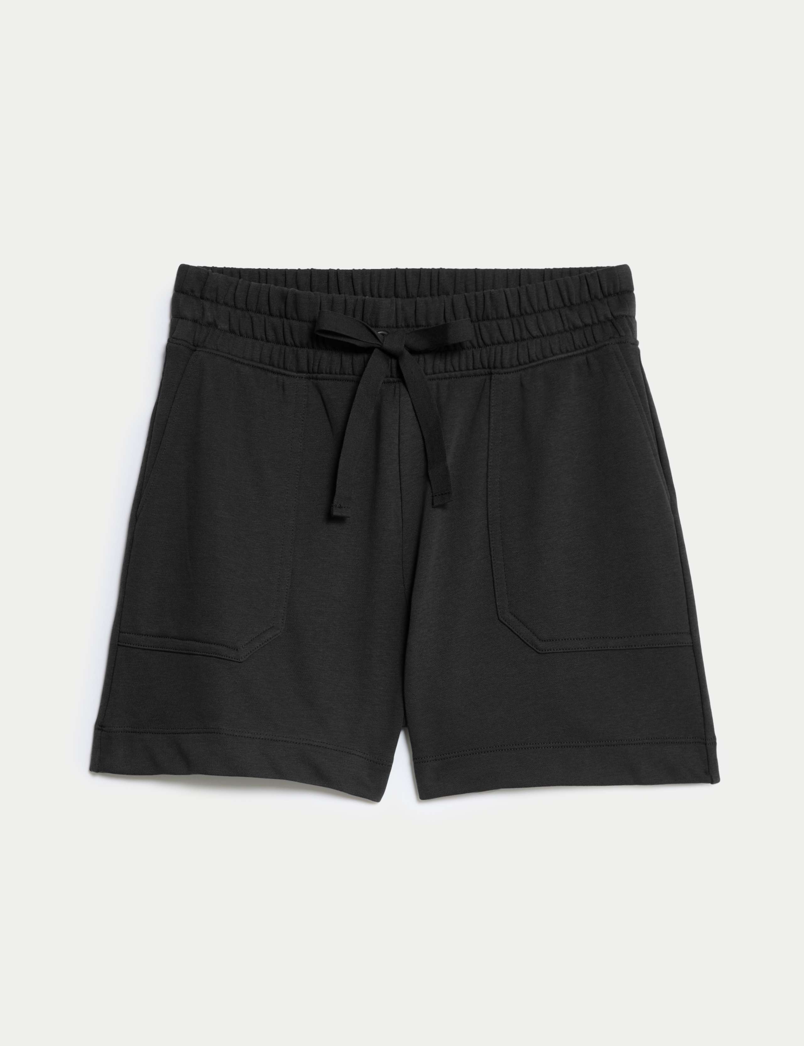Cotton Rich Jersey High Waisted Shorts 2 of 5