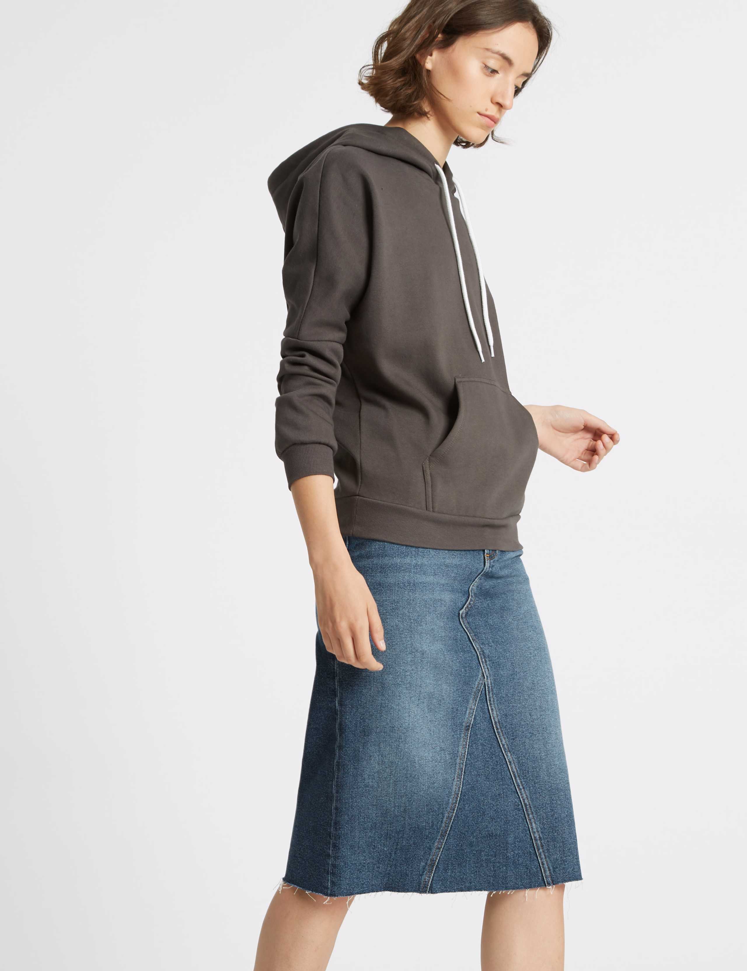 Denim Midi Skirt 3 of 5