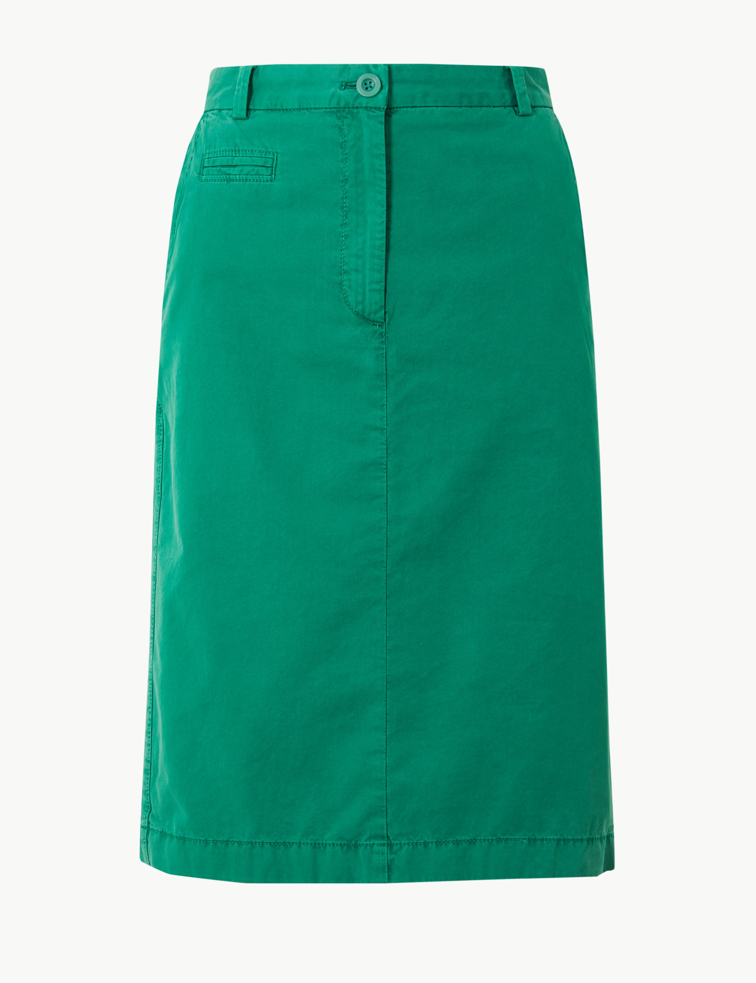 Pure Cotton Chino Skirt 2 of 4