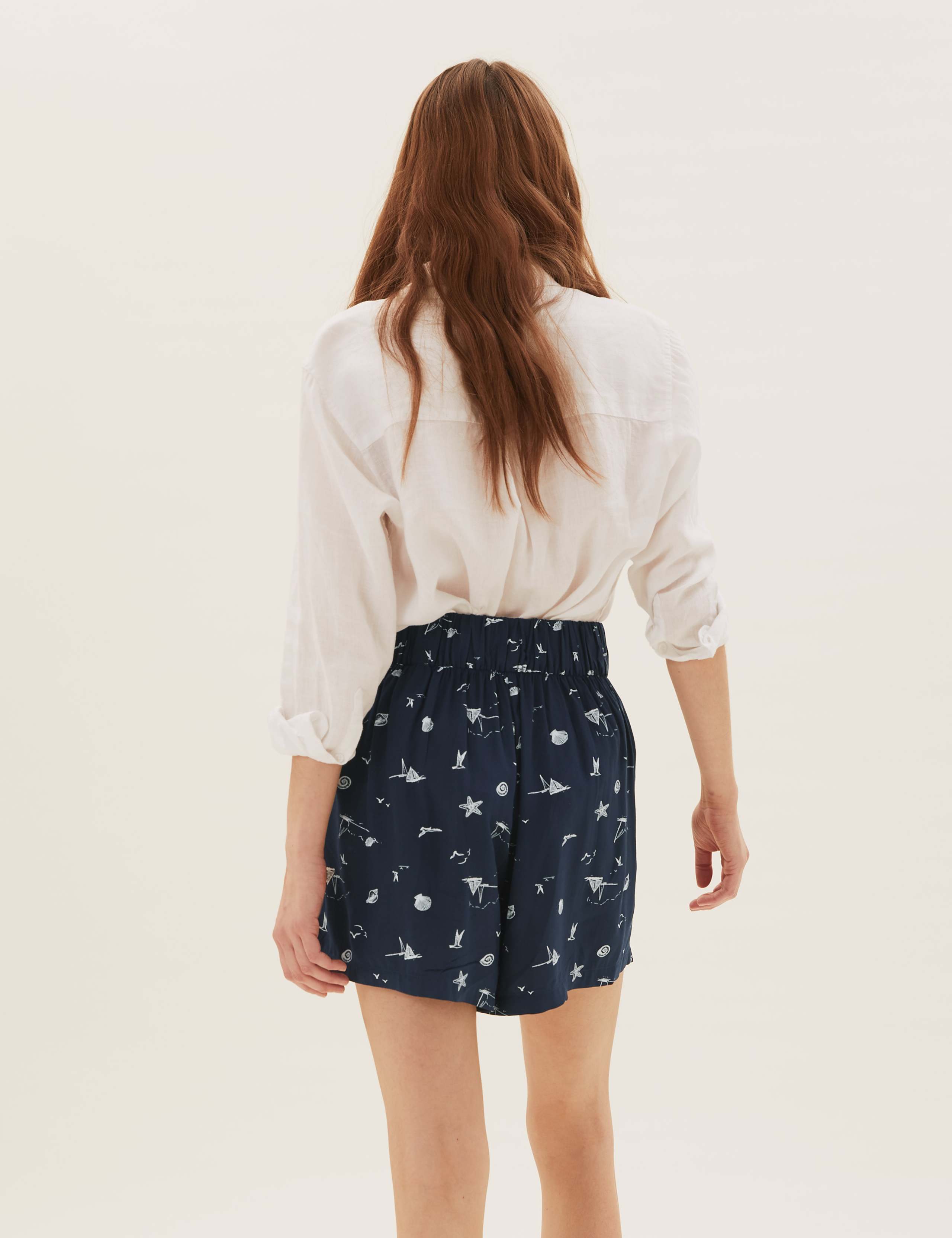 Printed High Waisted Shorts 5 of 5