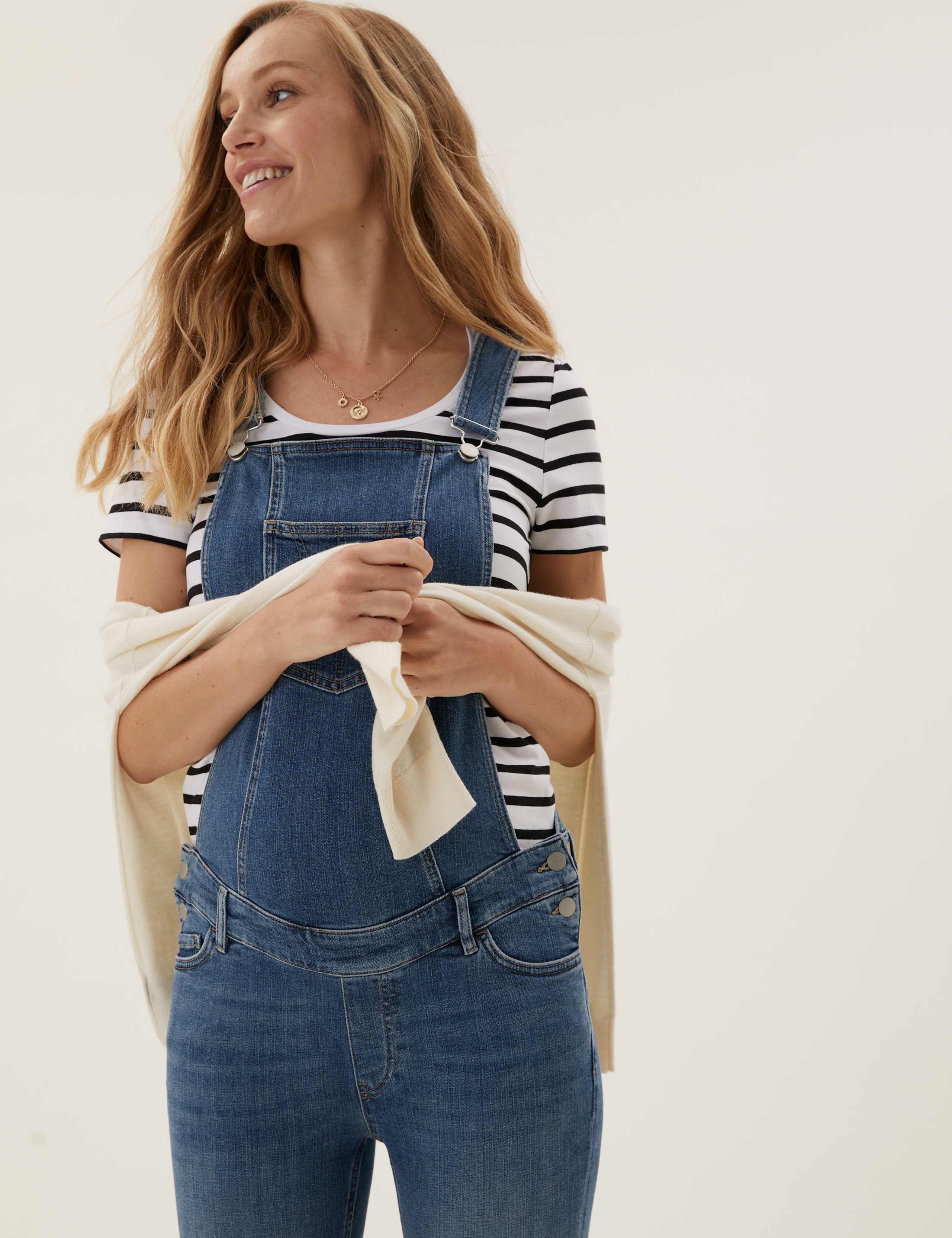 Maternity Slim Fit  Dungarees 3 of 6