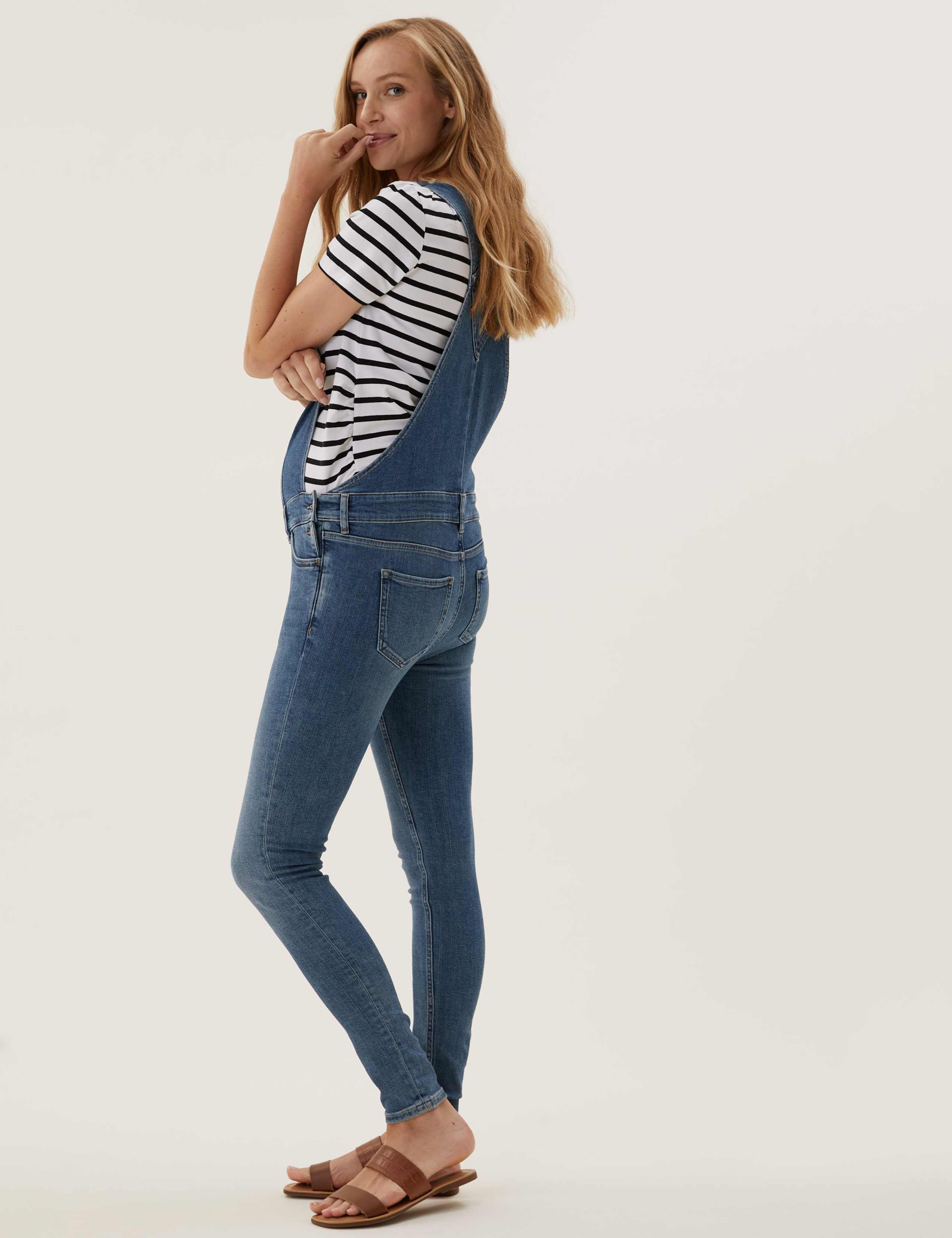Maternity Slim Fit  Dungarees 4 of 6
