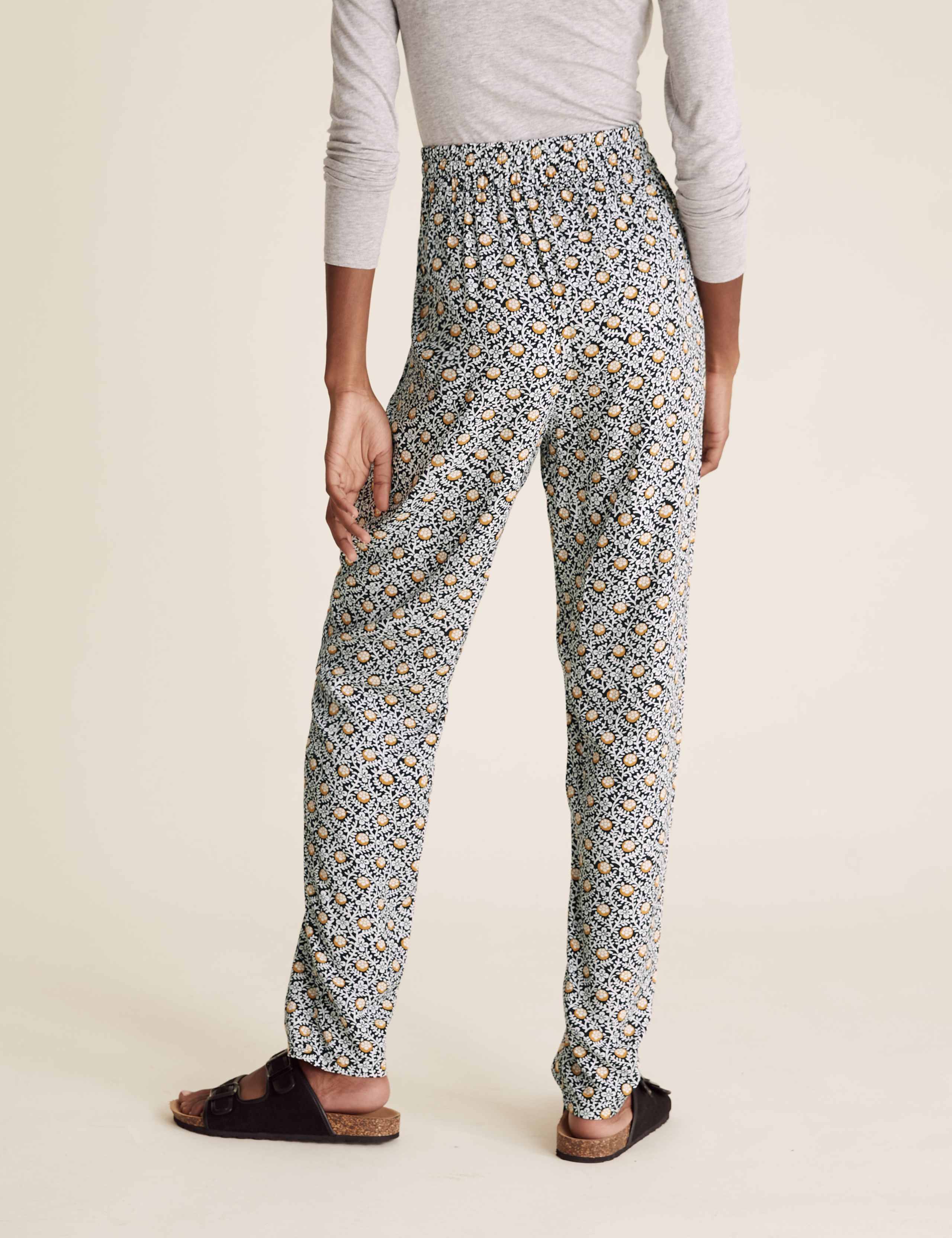 Floral Tapered Ankle Grazer Trousers 4 of 4