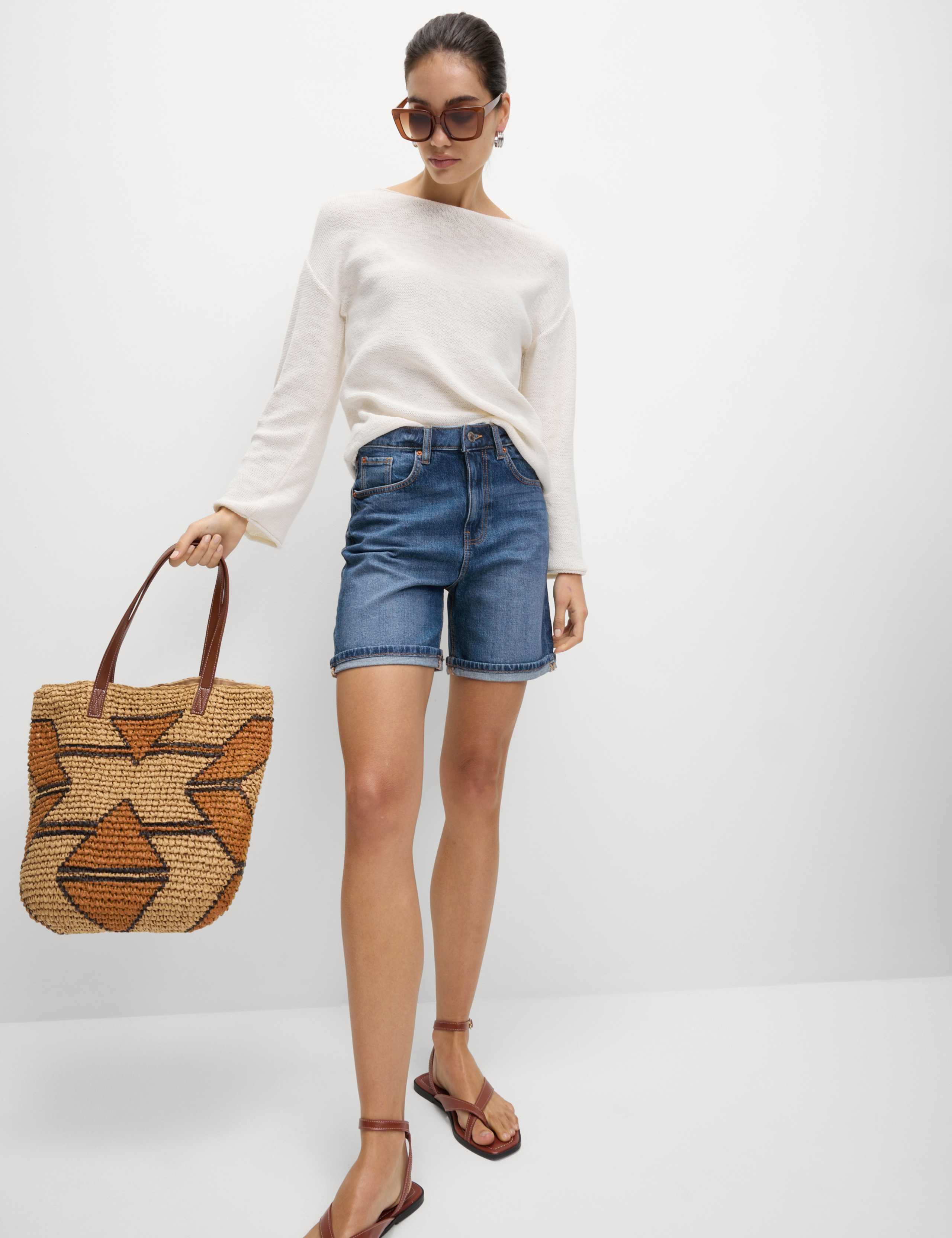 Denim Boyfriend Shorts 3 of 5