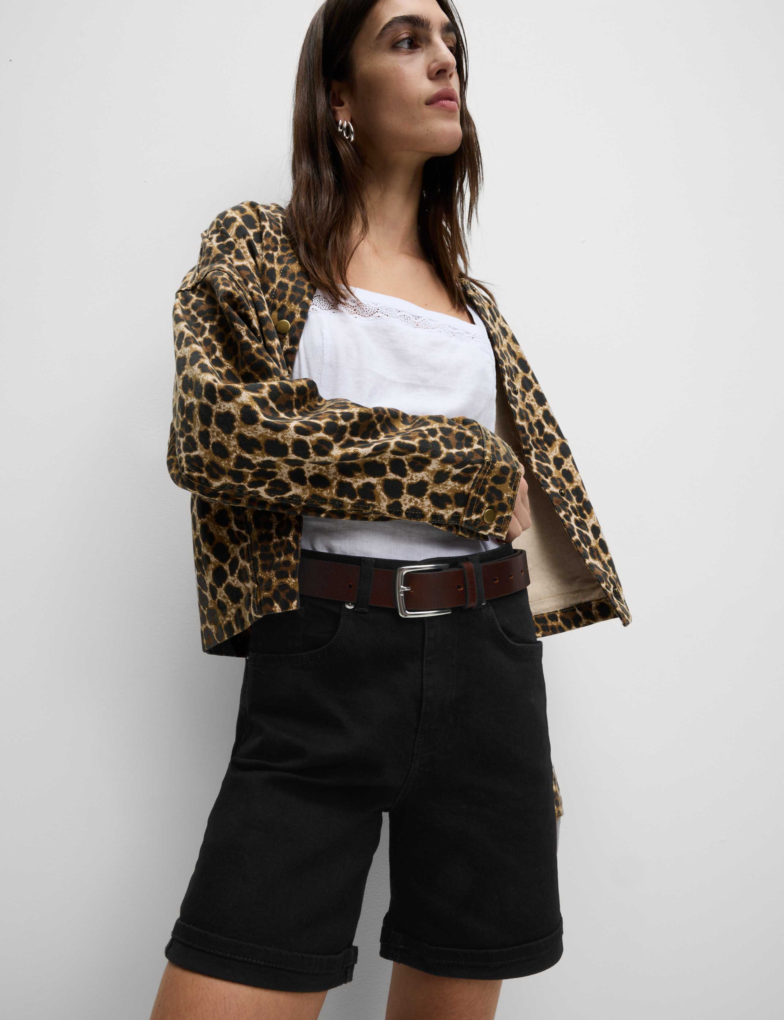 Denim Boyfriend Shorts 1 of 5