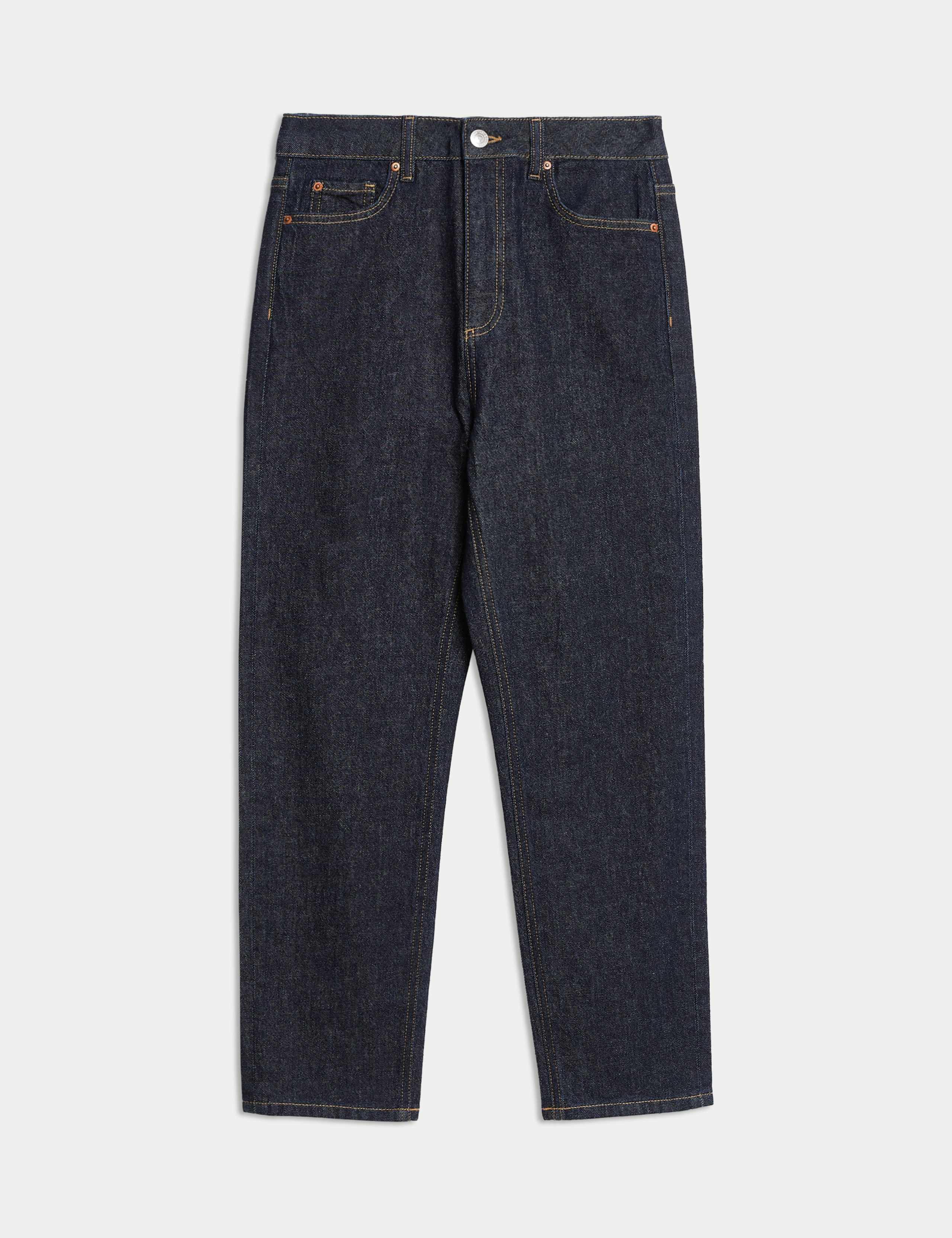 High Waisted Cropped Slim Fit Jeans 2 of 4