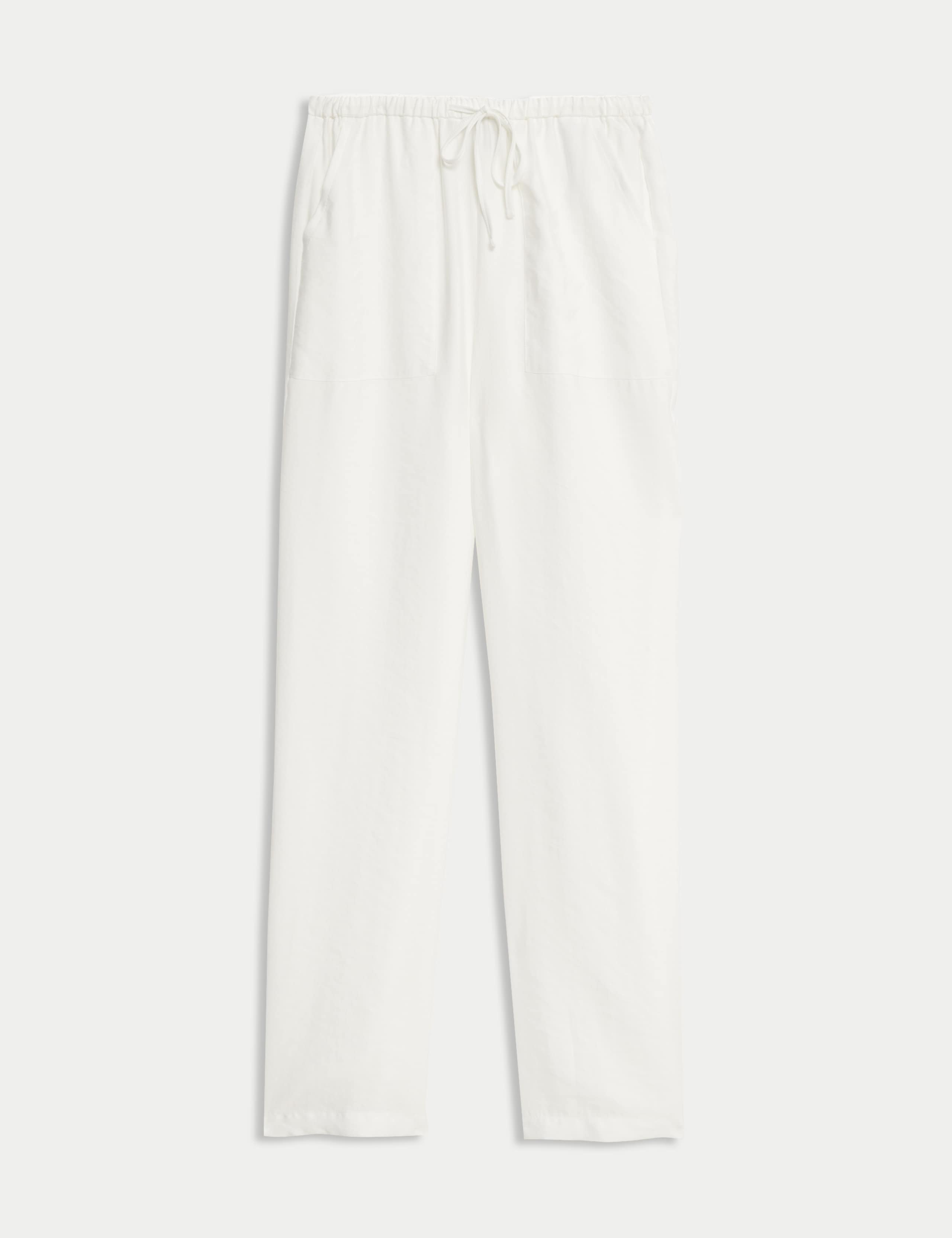 Lyocell Rich Straight Leg Trousers 2 of 6