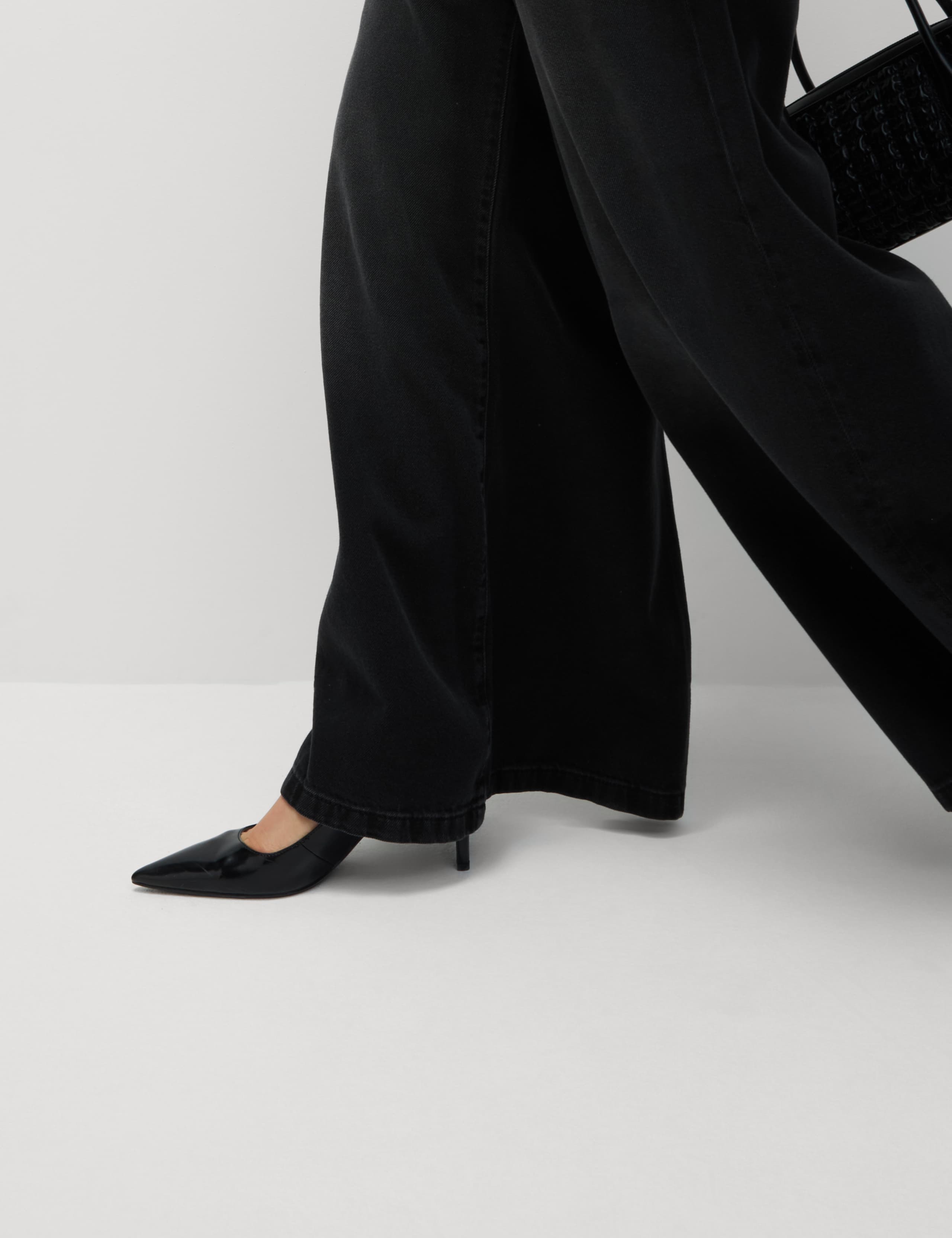 Lyocell™ Blend Wide Palazzo Leg Jeans 7 of 9