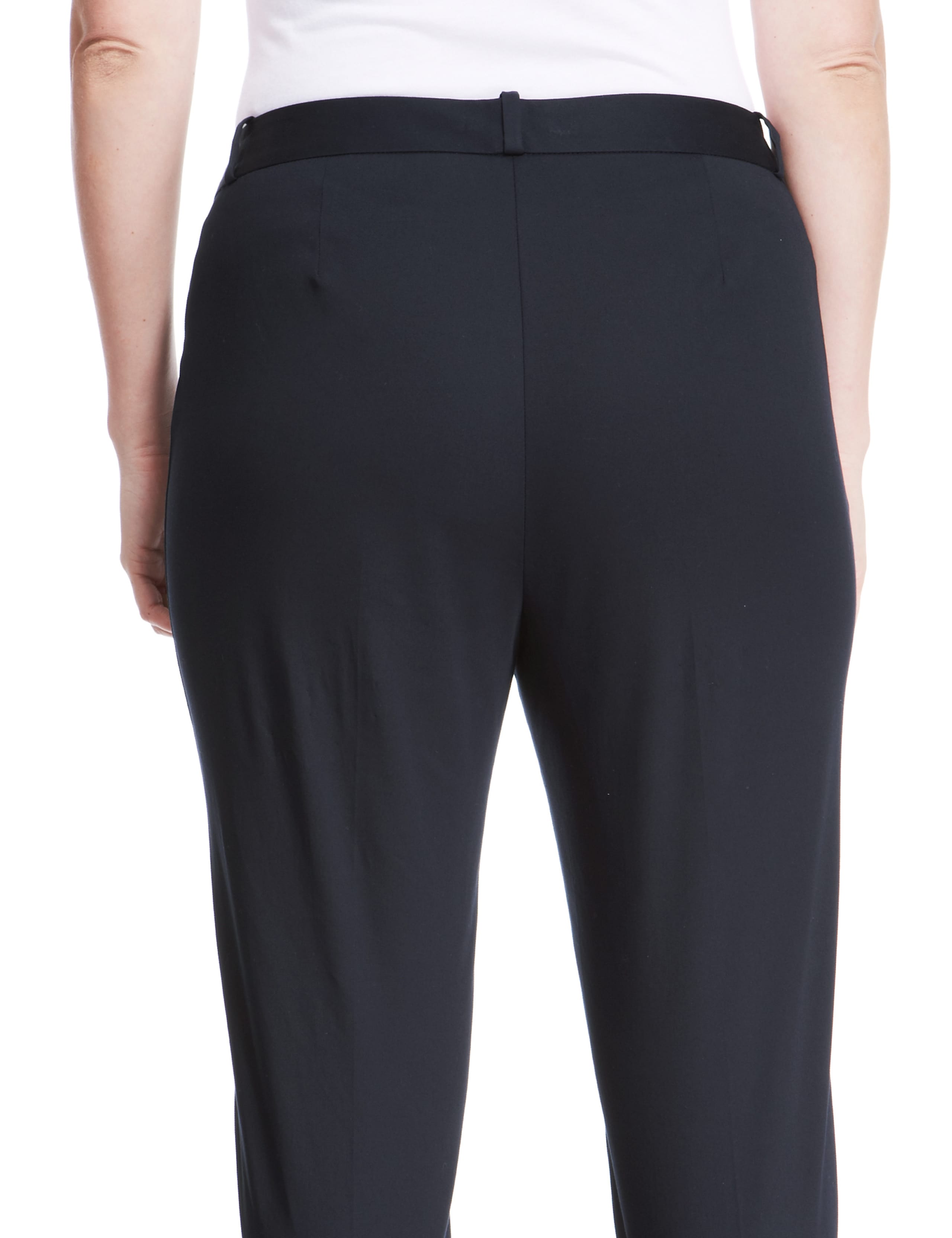 PLUS Cotton Rich Slim Leg 7/8 Trousers 5 of 5