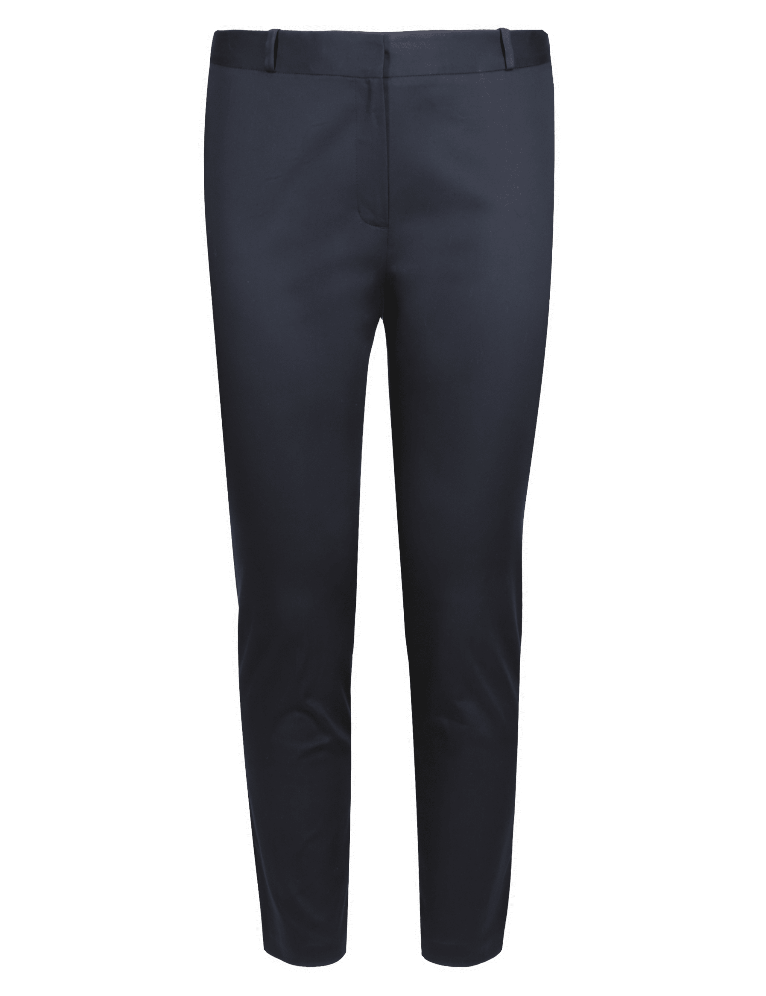 PLUS Cotton Rich Slim Leg 7/8 Trousers 2 of 5
