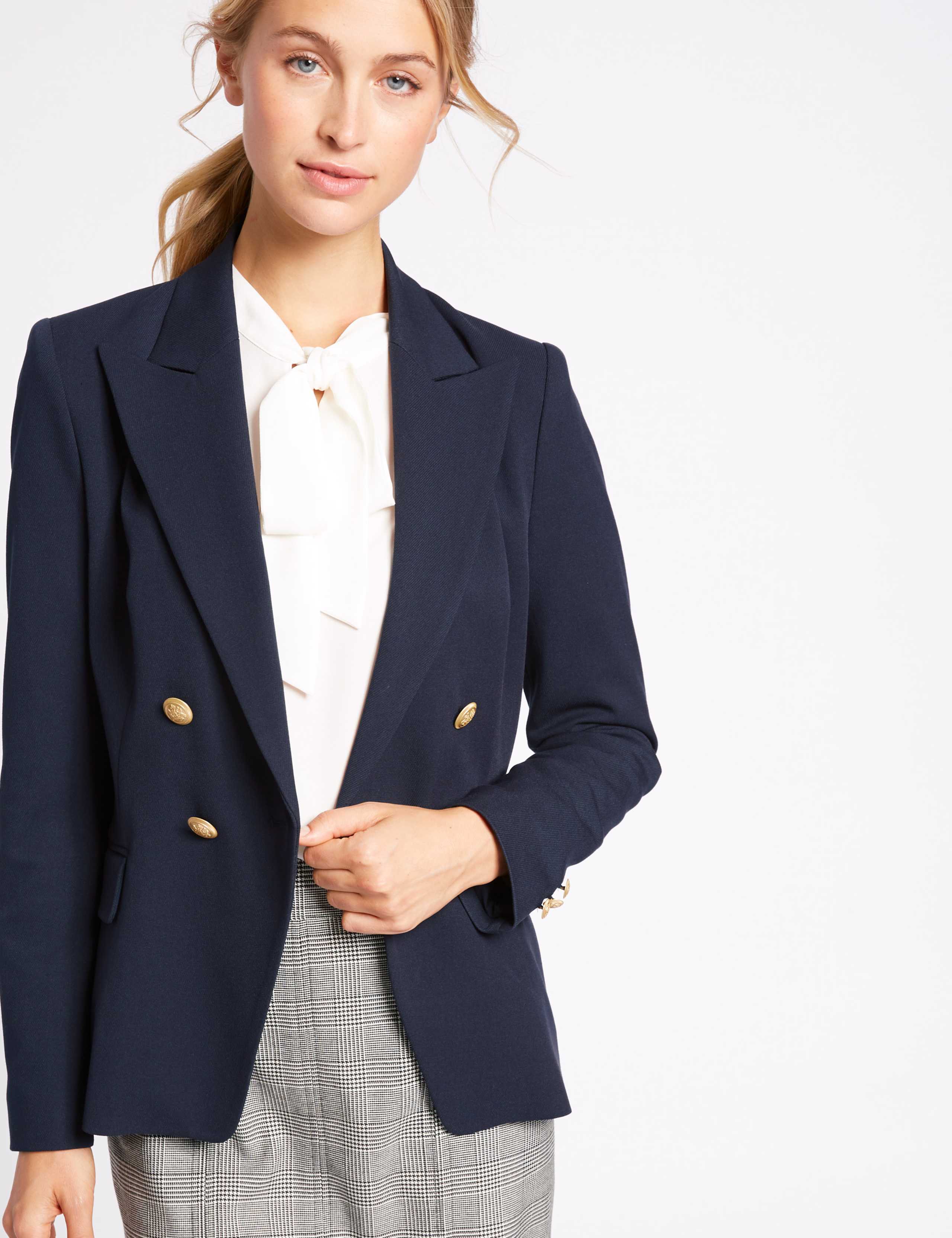 Gold Button Double Breasted Jacket 3 of 5