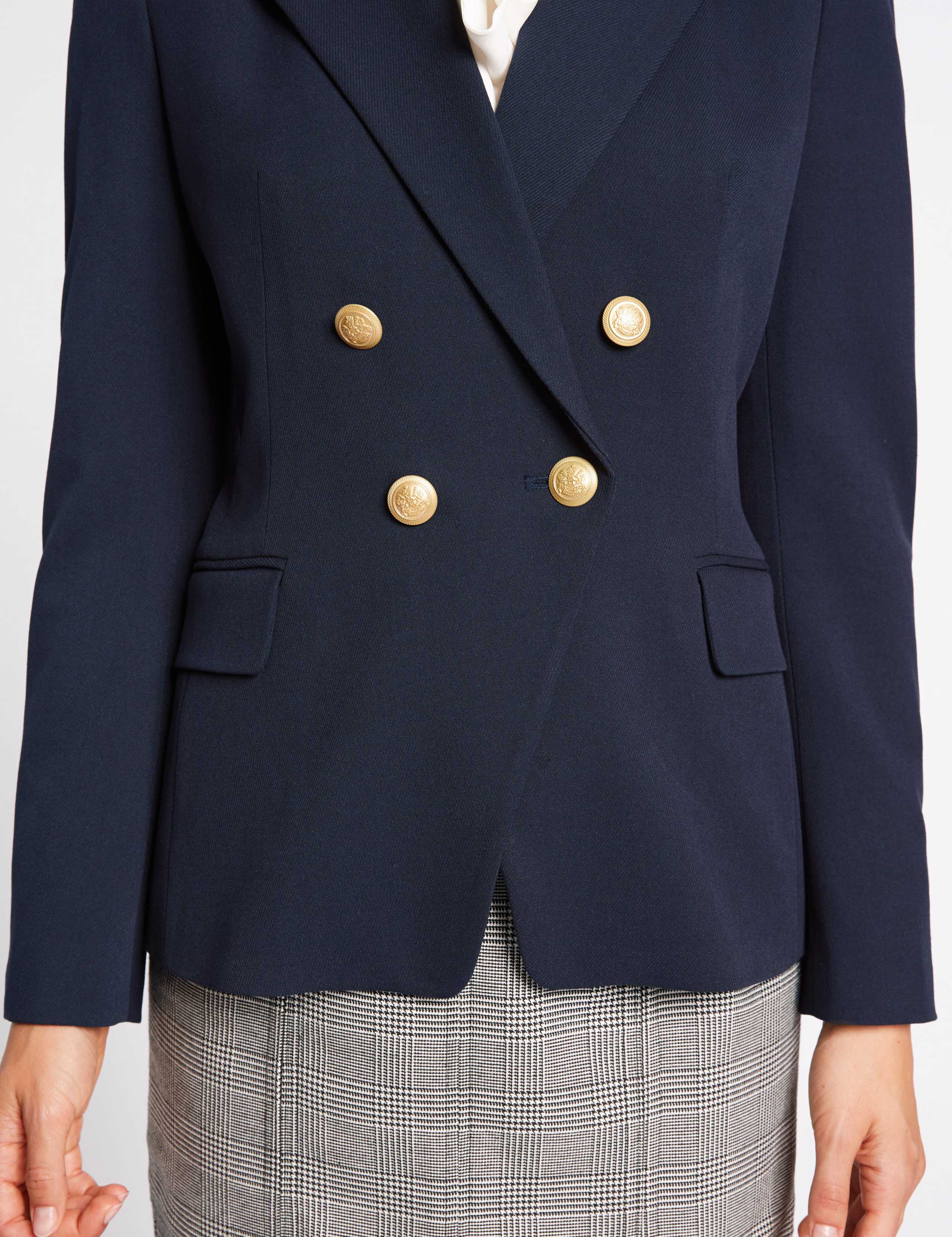 Gold Button Double Breasted Jacket 5 of 5