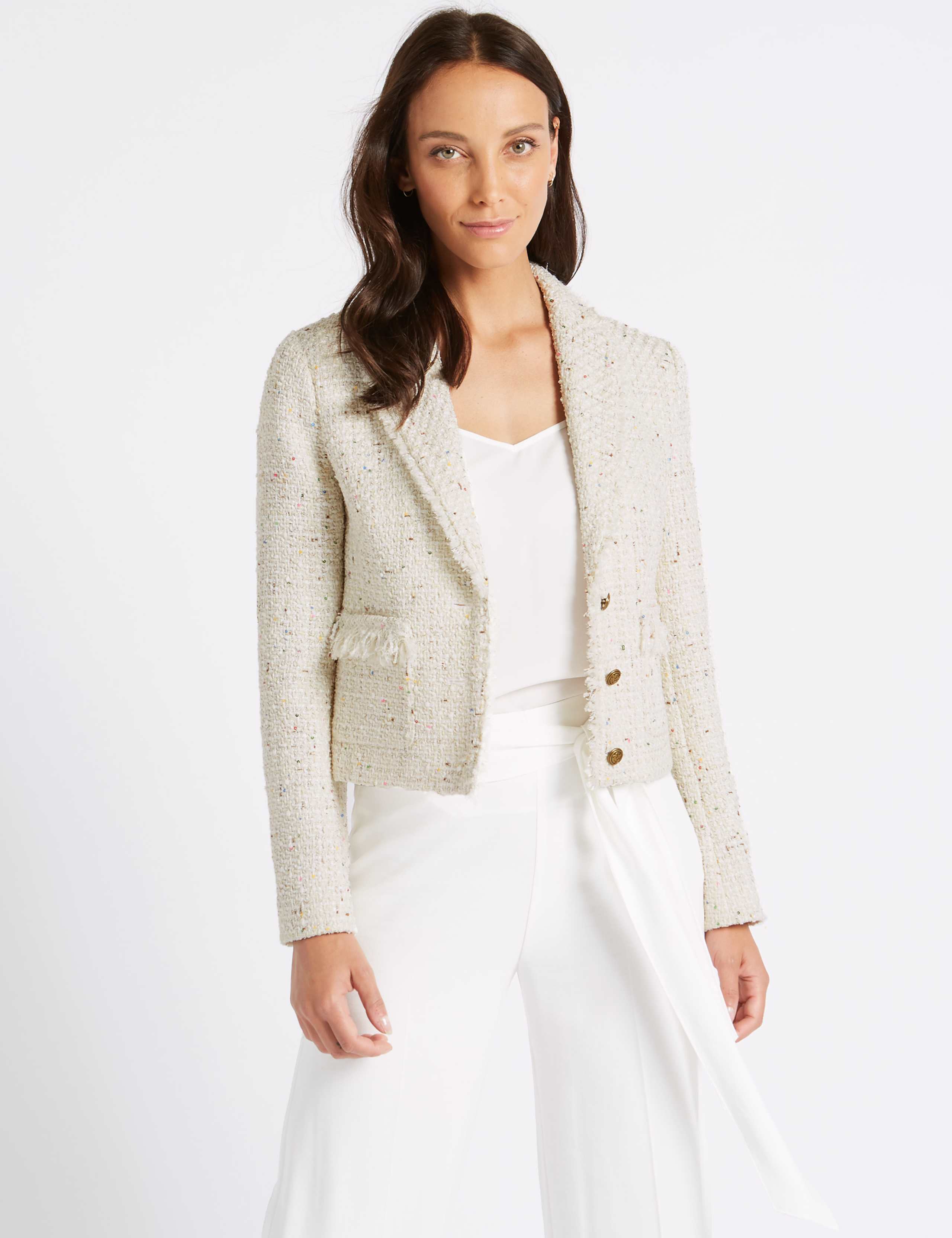 Sparkly Single Breasted Blazer 1 of 5