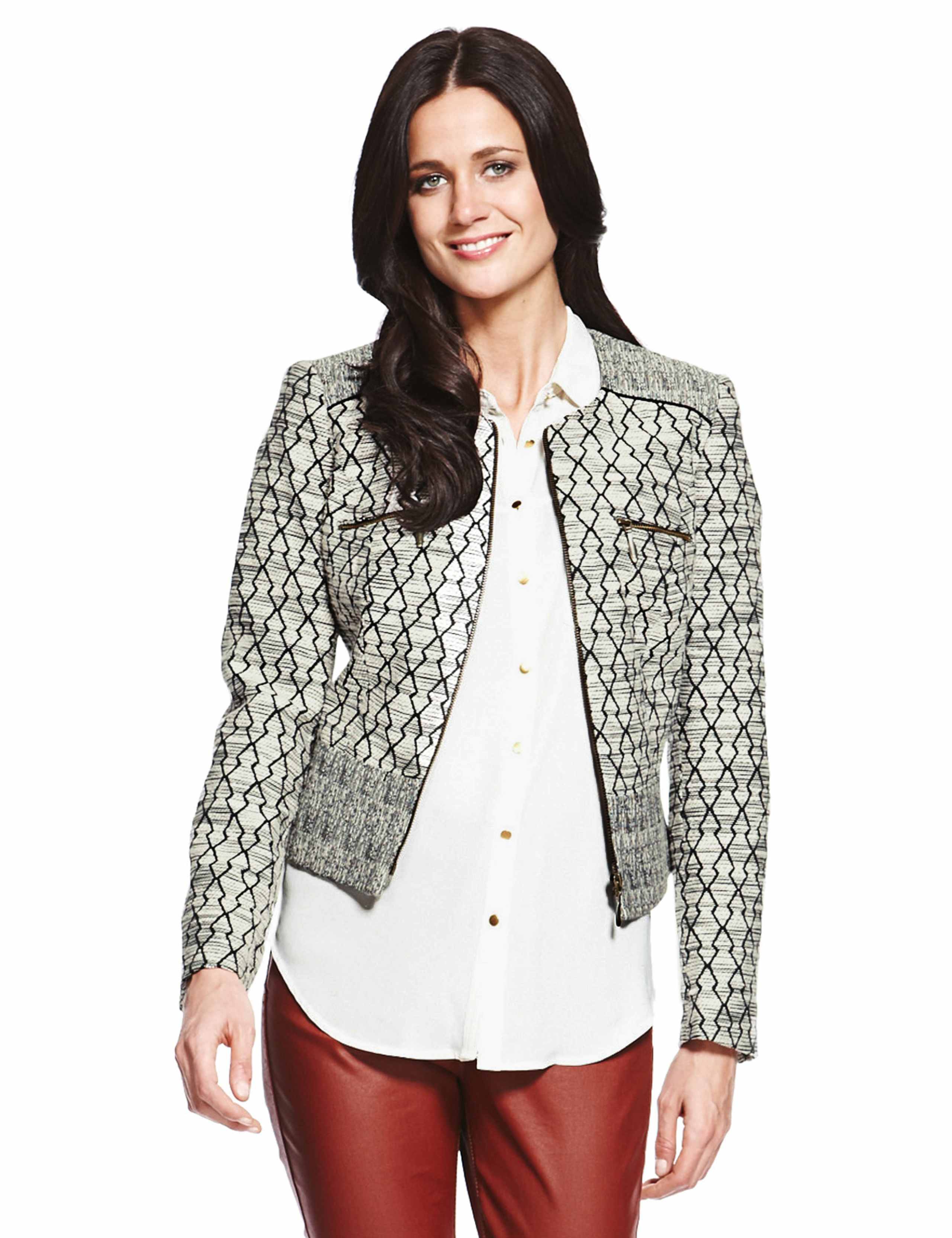 Geometric Print Jacket 1 of 6