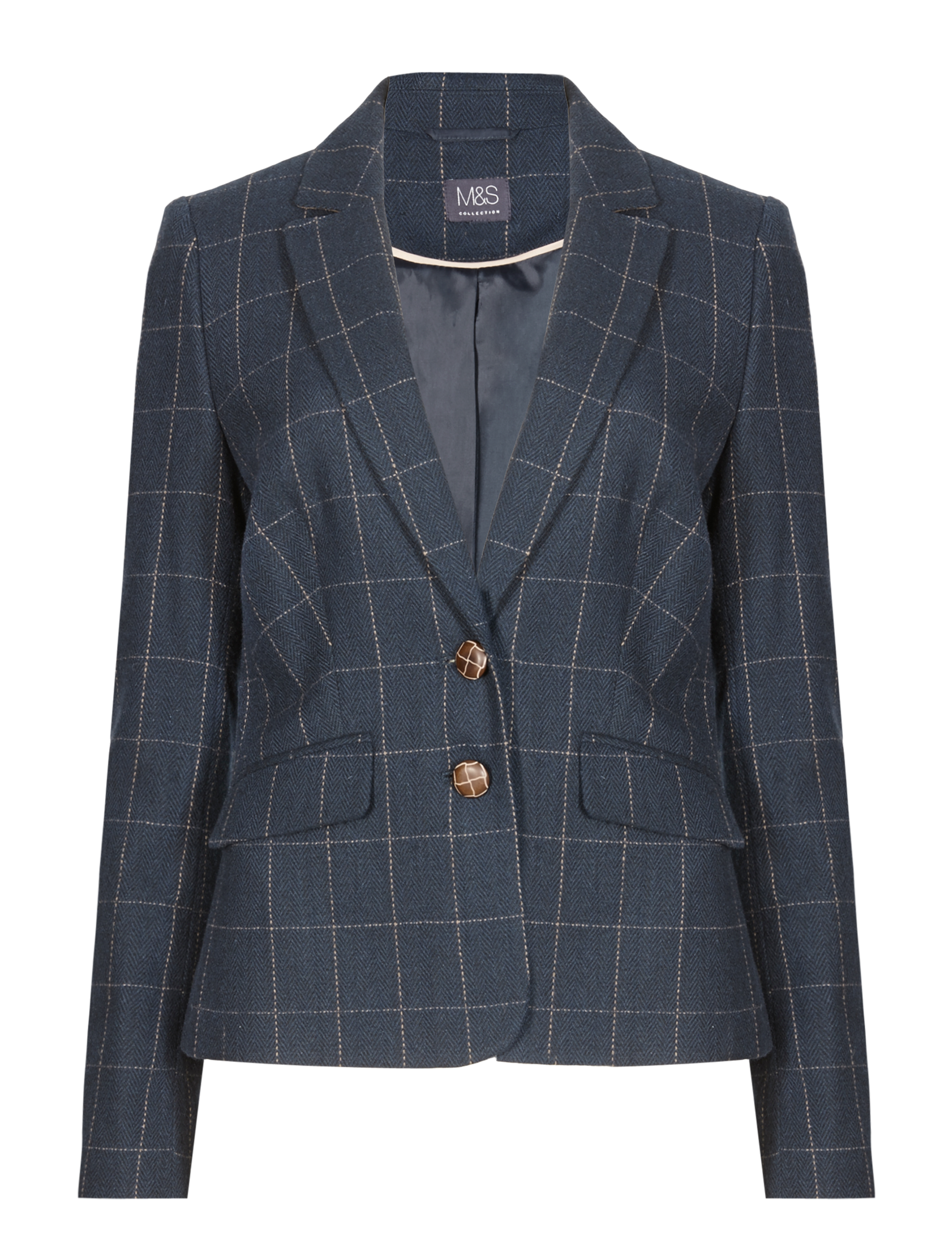 Checked Hacking Jacket with New Wool 2 of 4