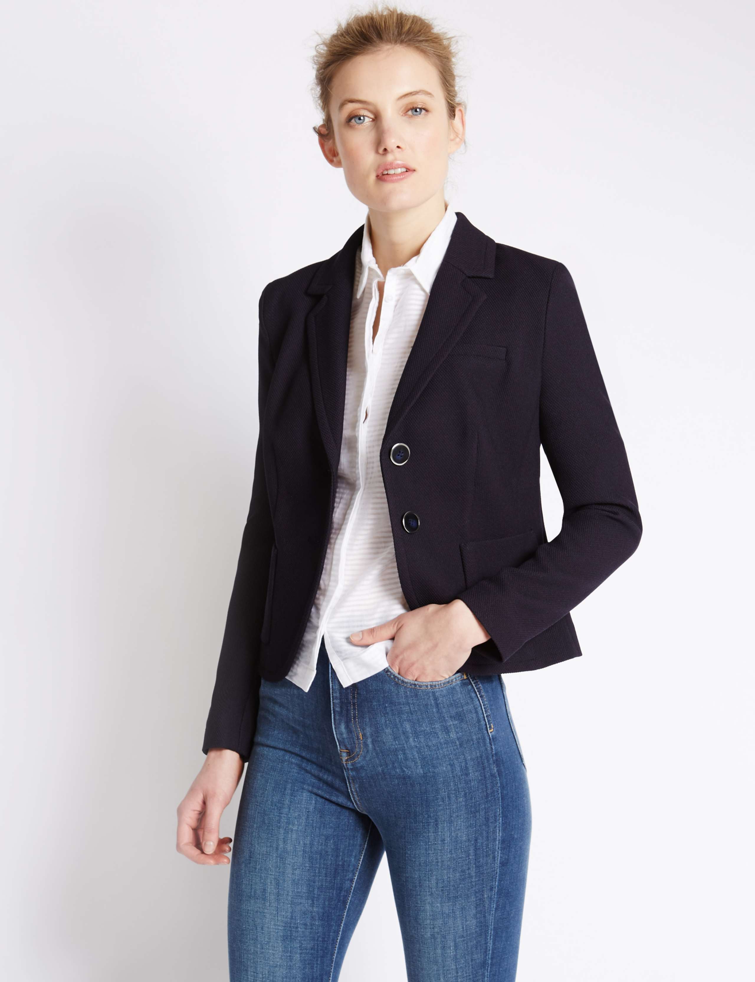 Piqué Jacket 1 of 3