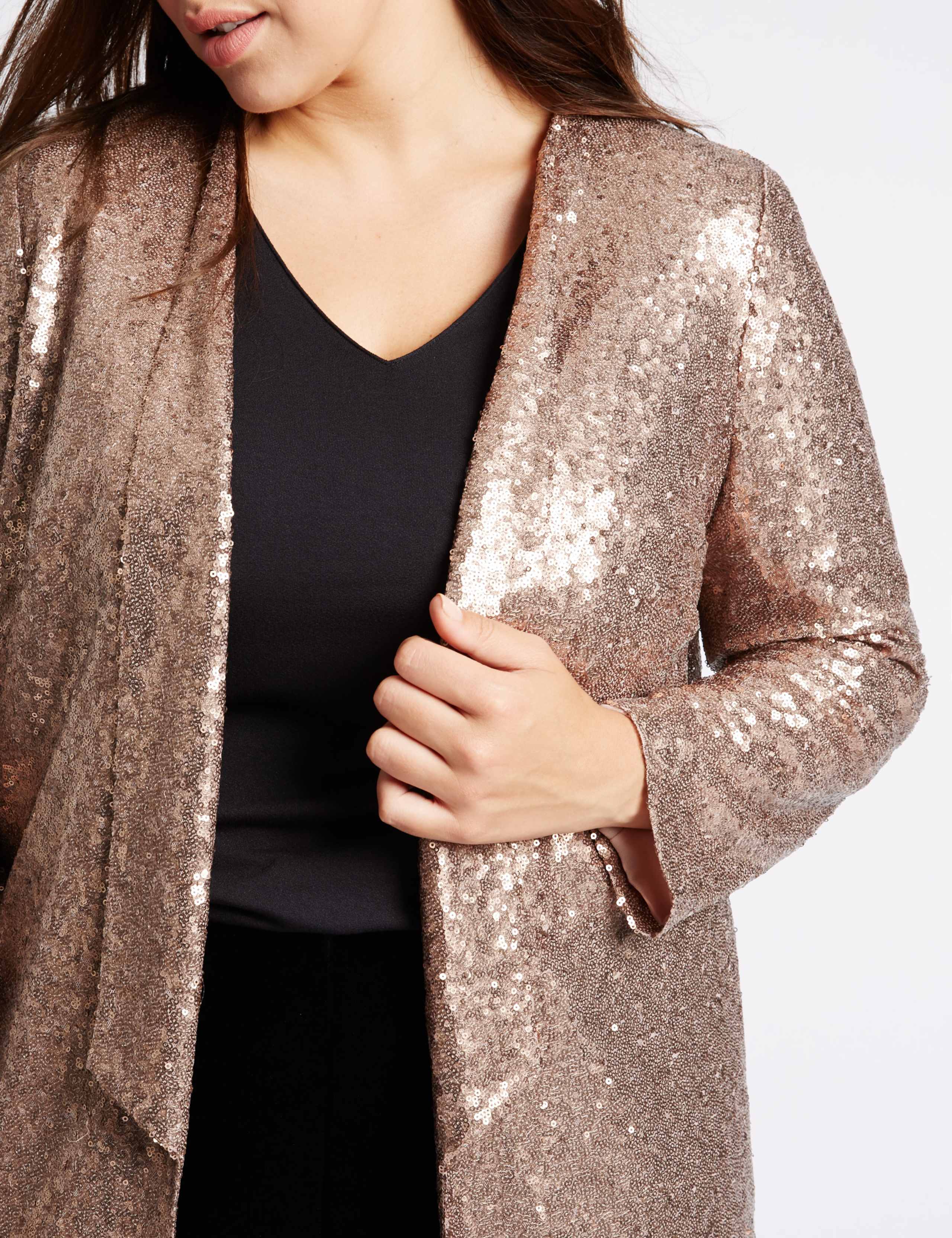 PLUS Sequin Blazer 4 of 4