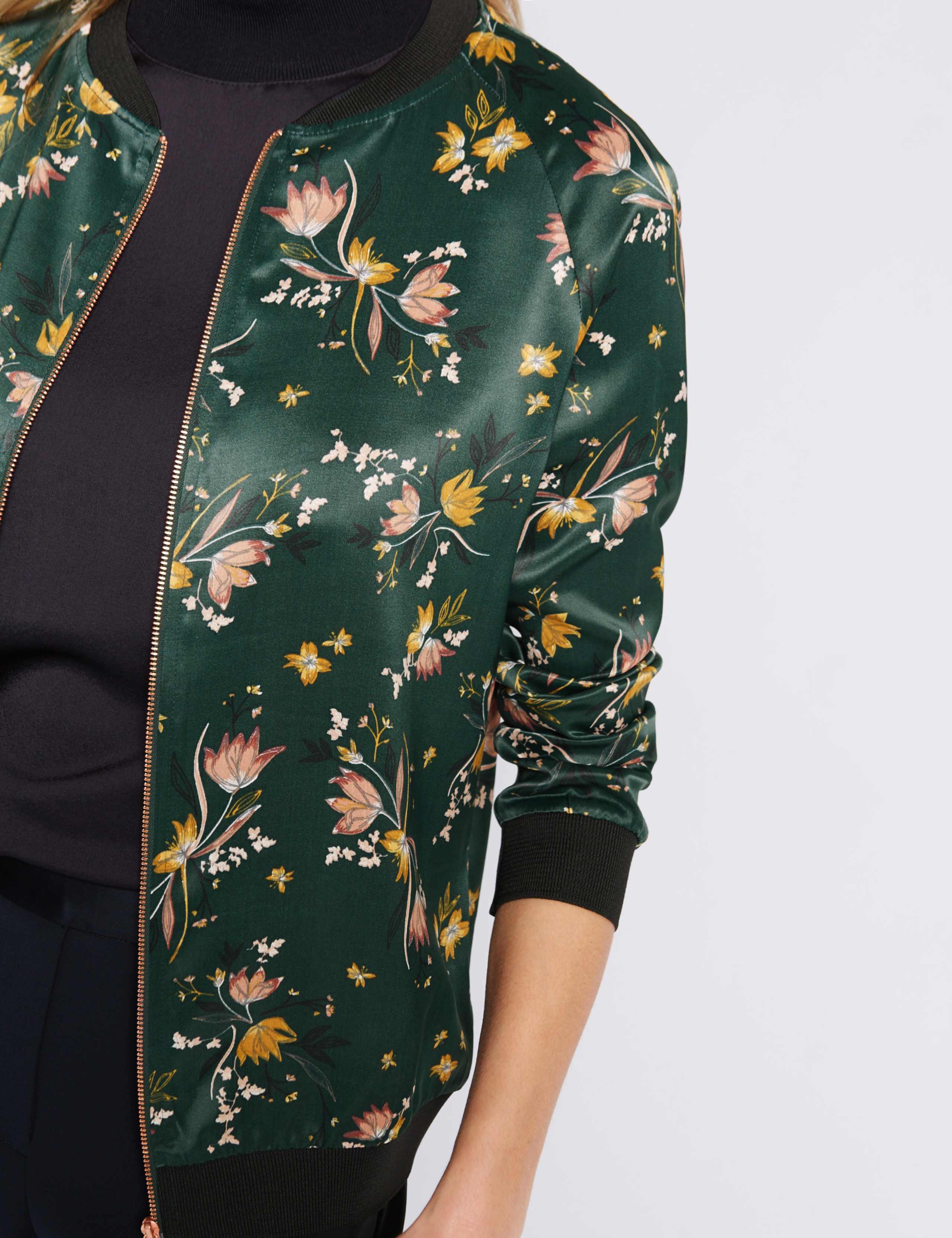 Floral Print Bomber Jacket 4 of 4