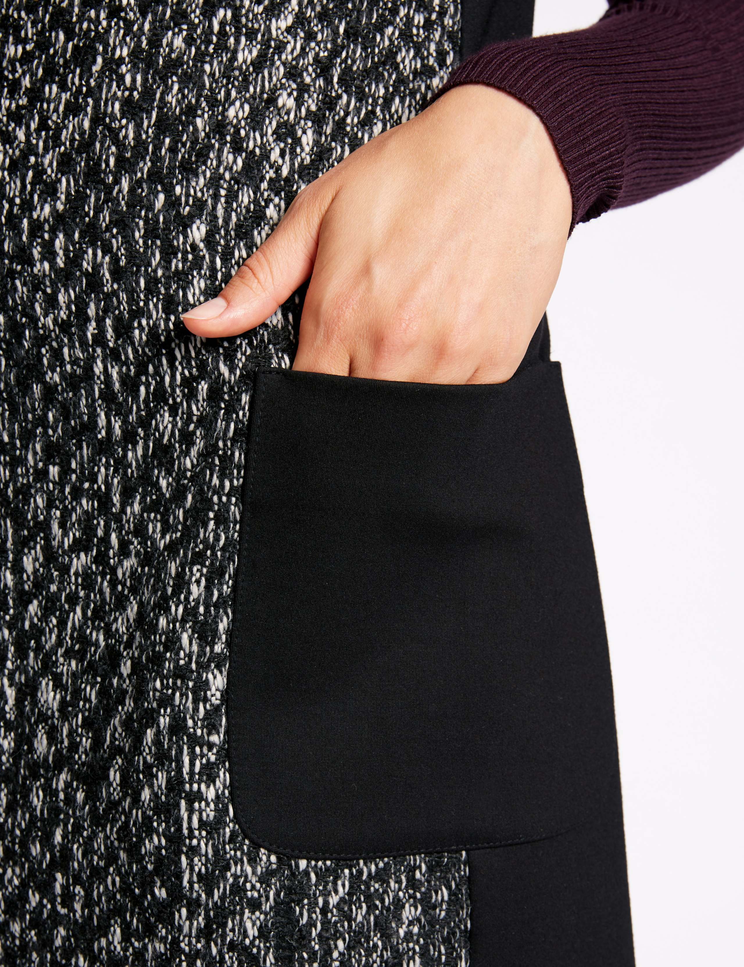 Textured Patch Pocket Tunic Dress 5 of 5