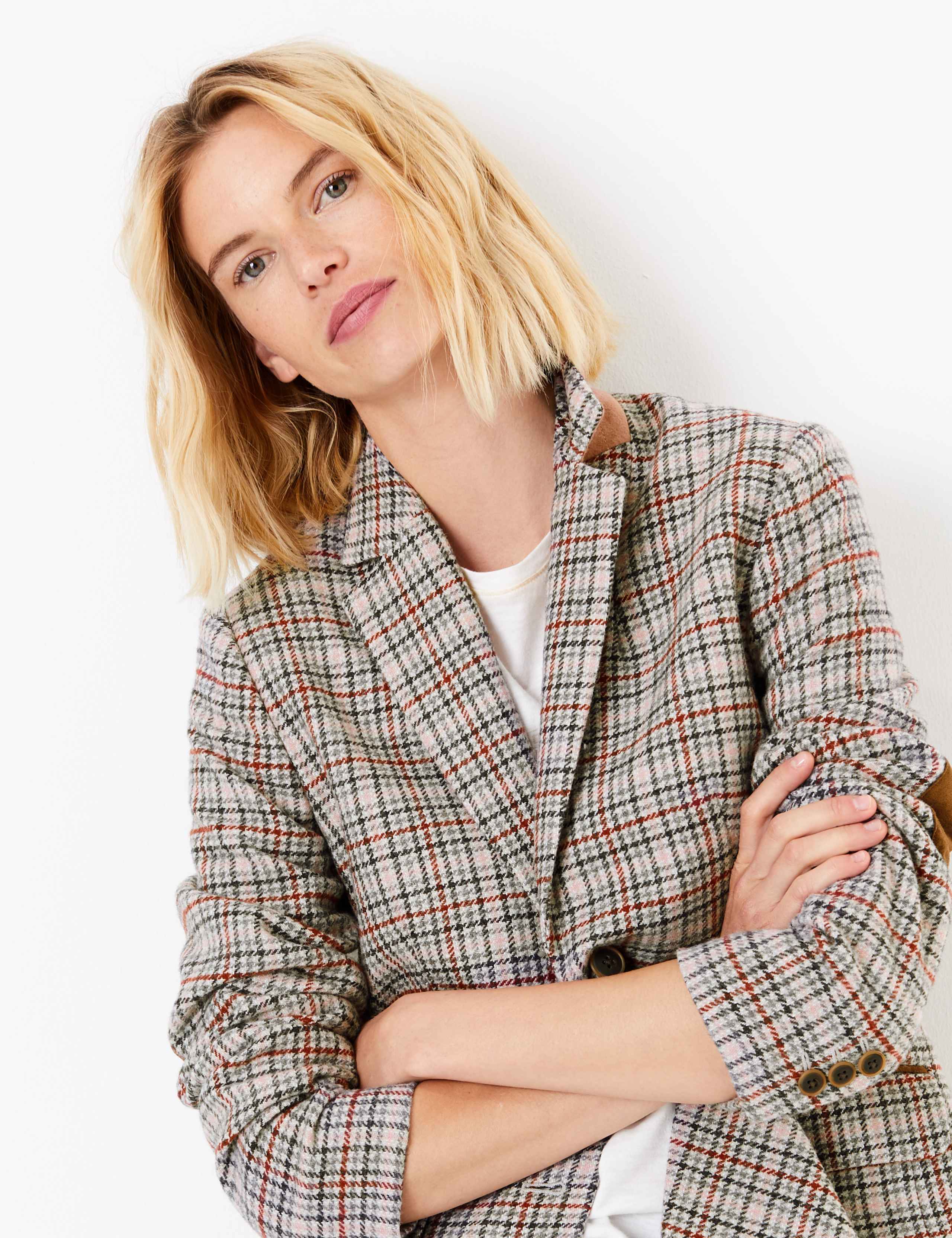 Checked Slim Fit Blazer 2 of 4