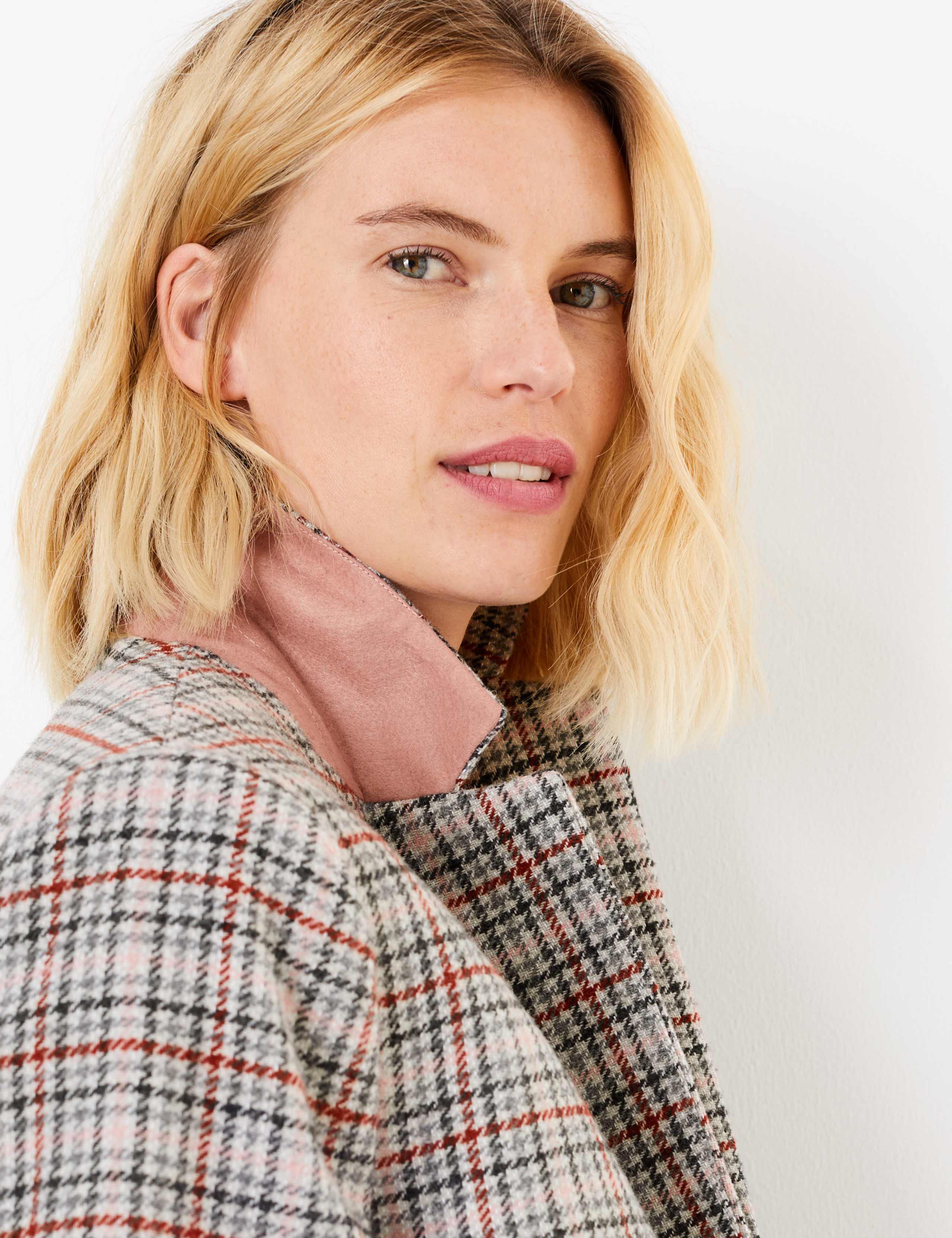 Checked Slim Fit Blazer 3 of 4