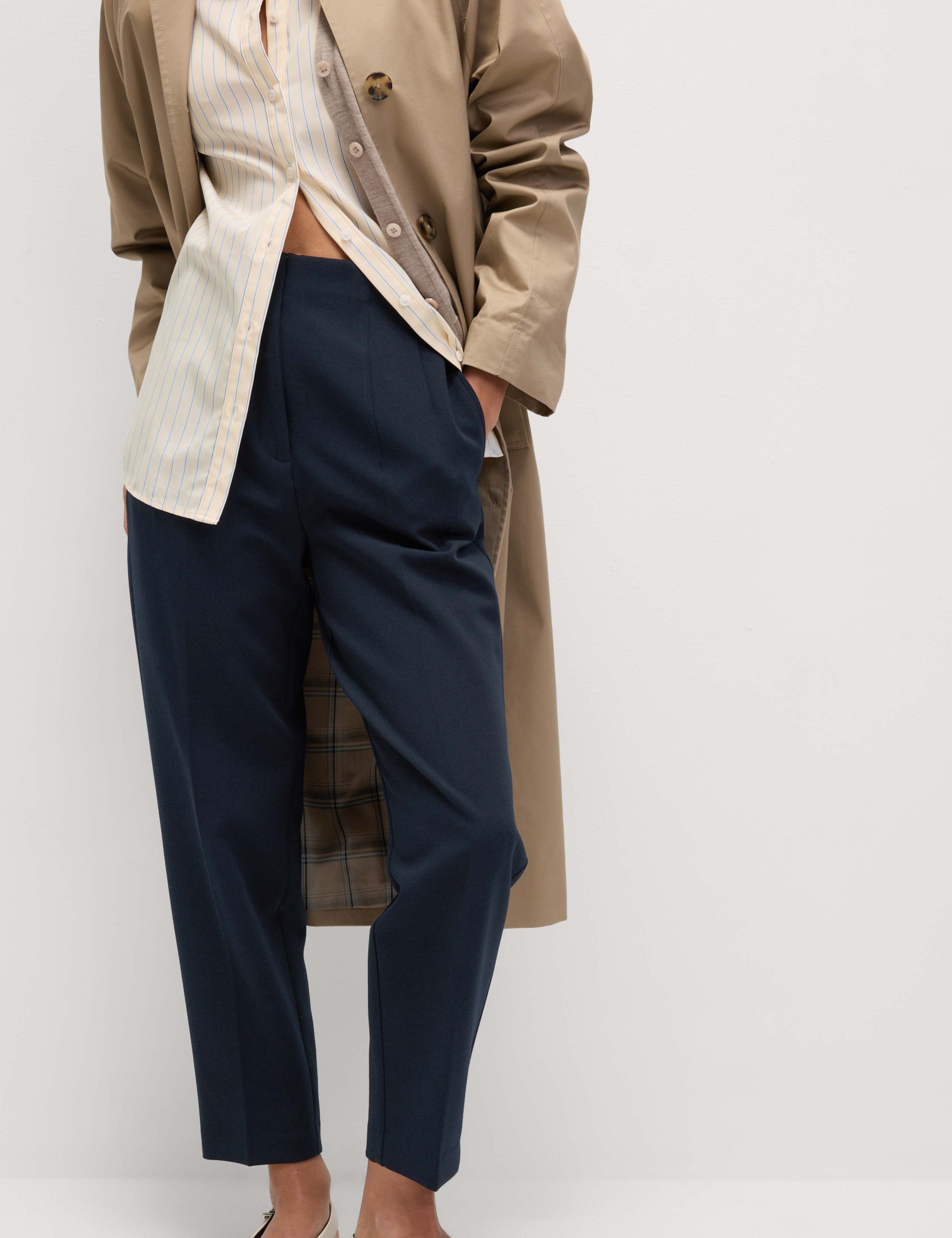 Tapered Ankle Grazer Trousers 5 of 6