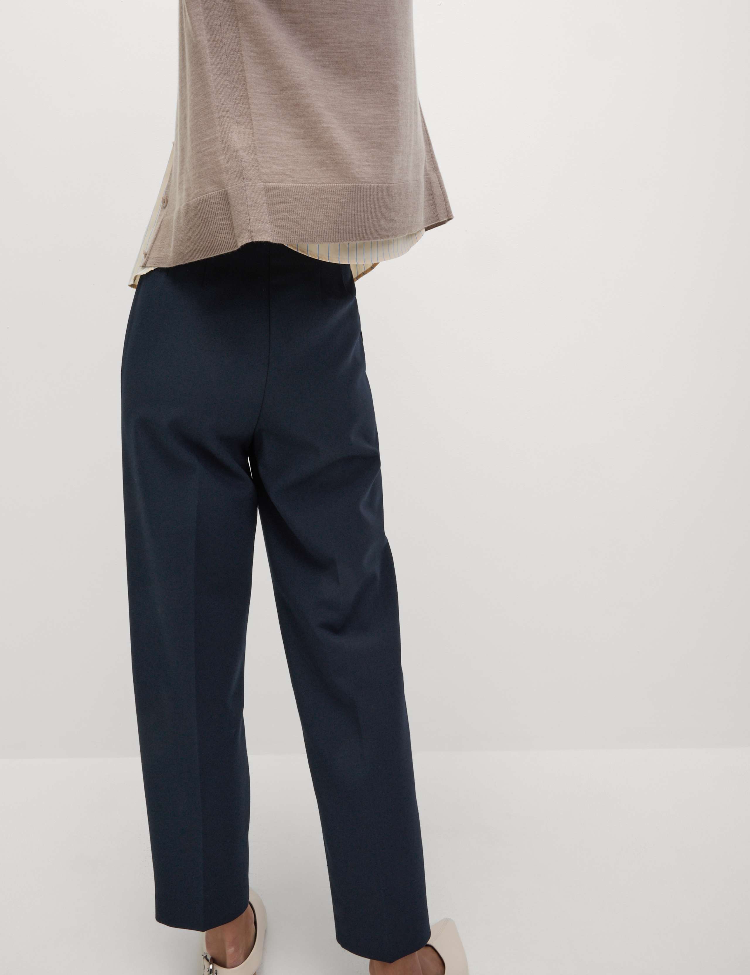 Tapered Ankle Grazer Trousers 6 of 6