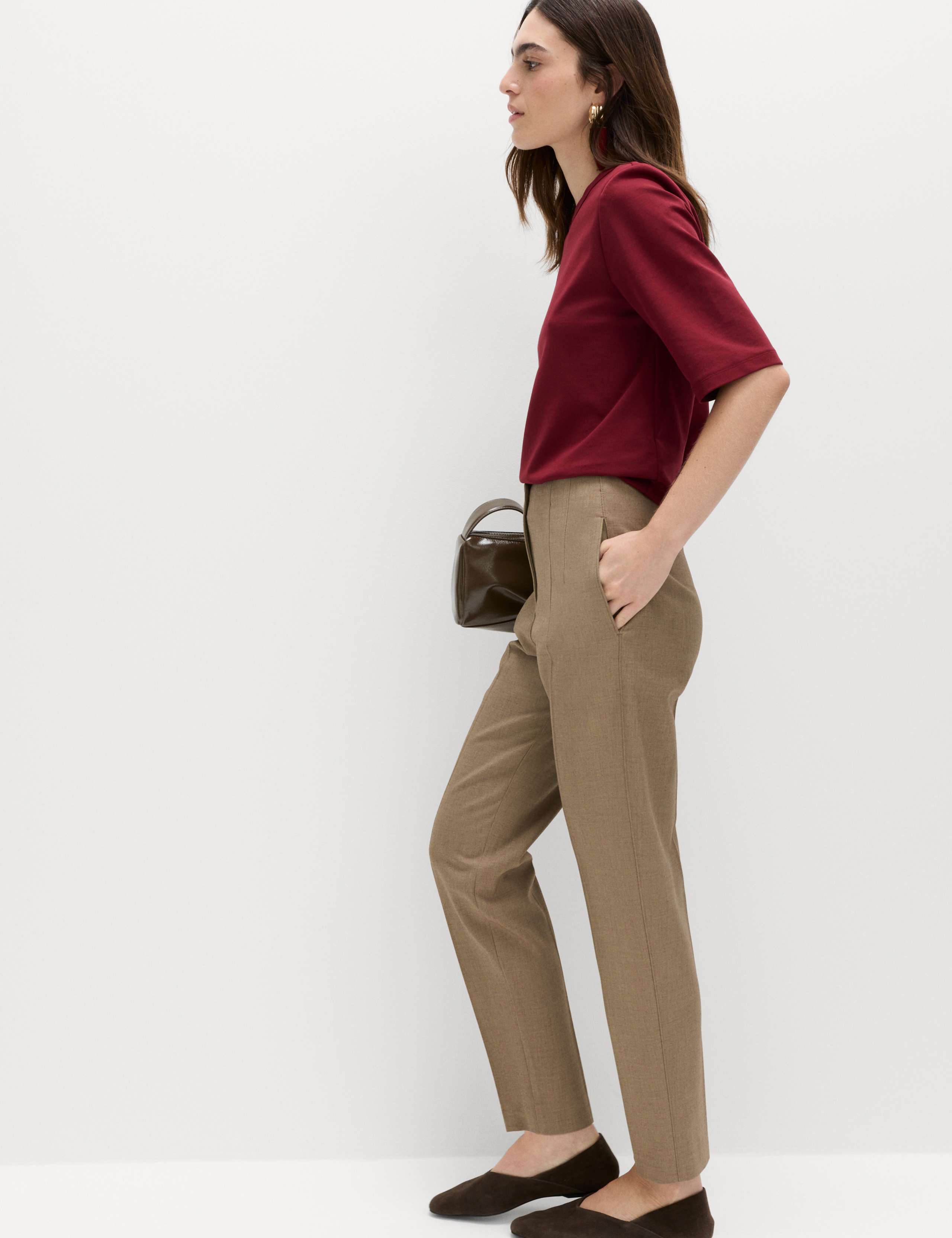 Tapered Ankle Grazer Trousers 4 of 6