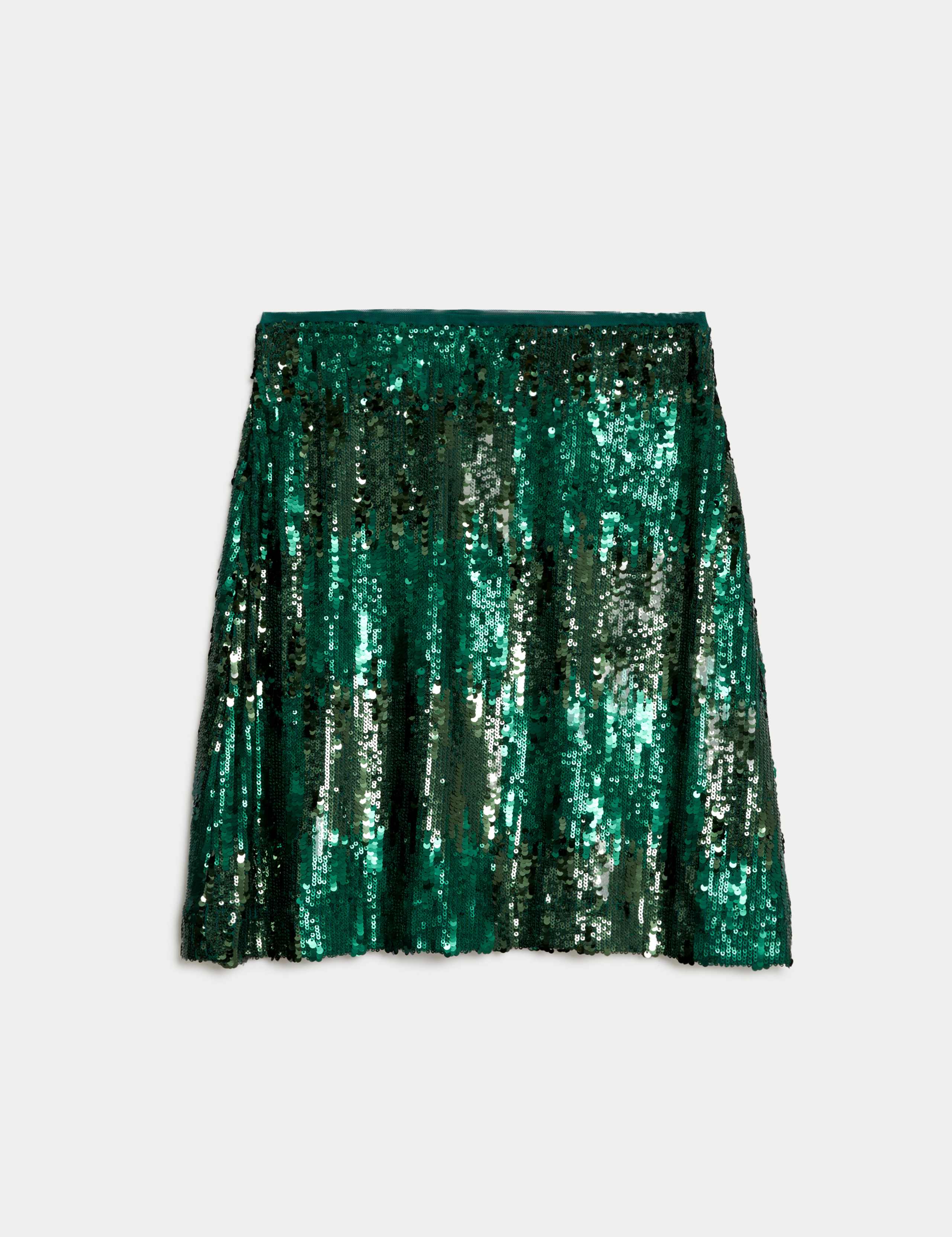 Sequin Mini A-Line Skirt 2 of 6