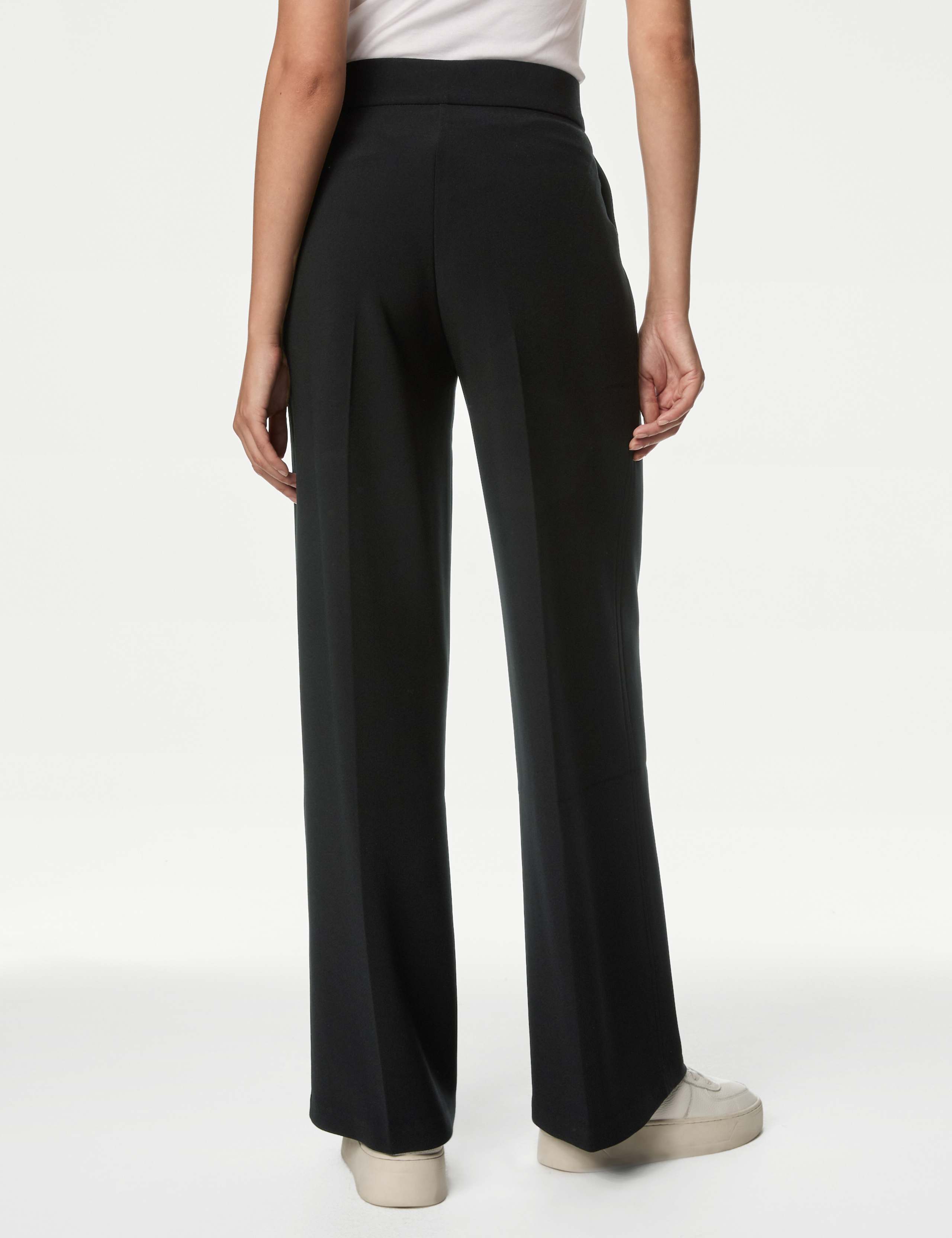 Jersey Crepe Wide Leg Trousers 5 of 5