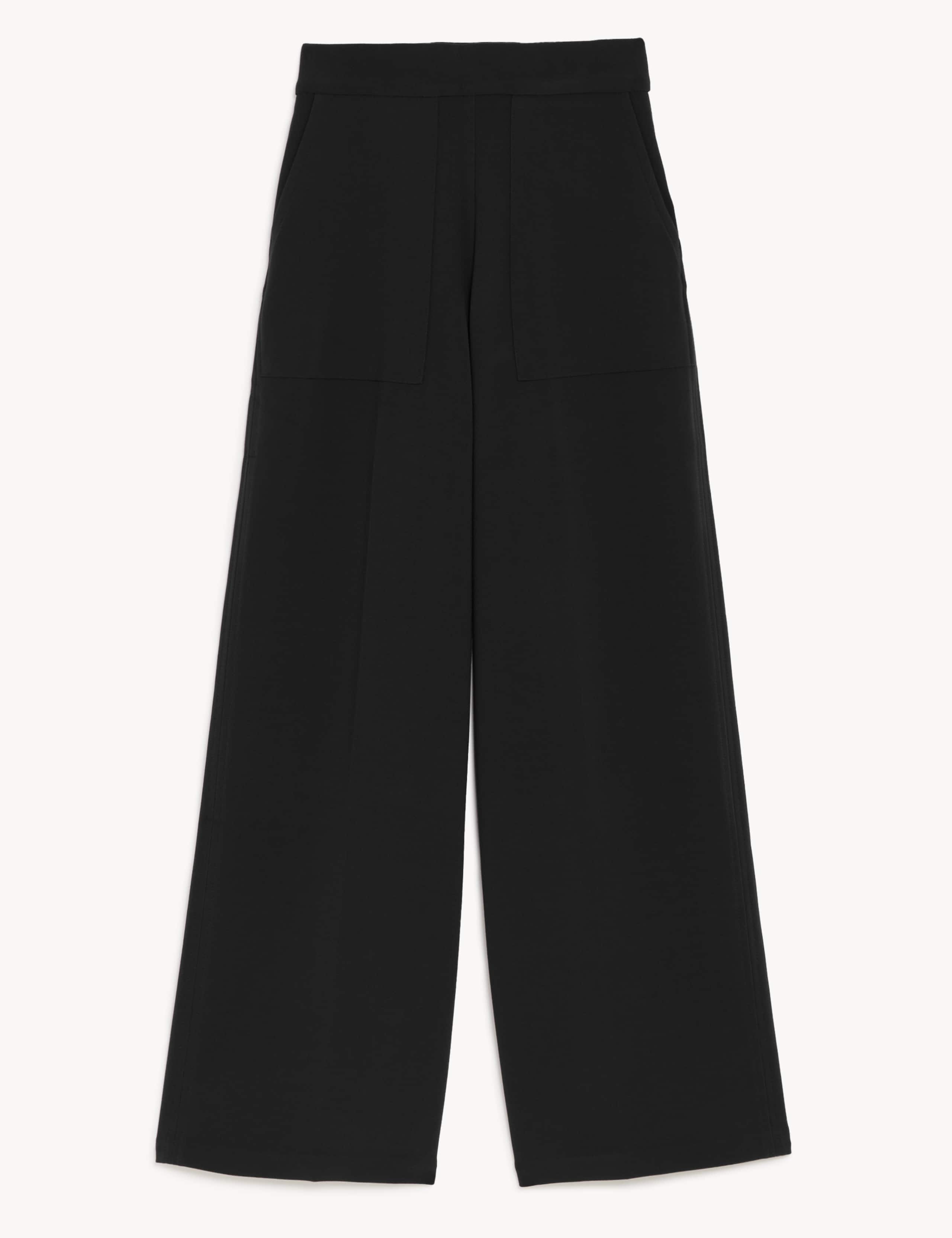 Jersey Crepe Wide Leg Trousers 2 of 5