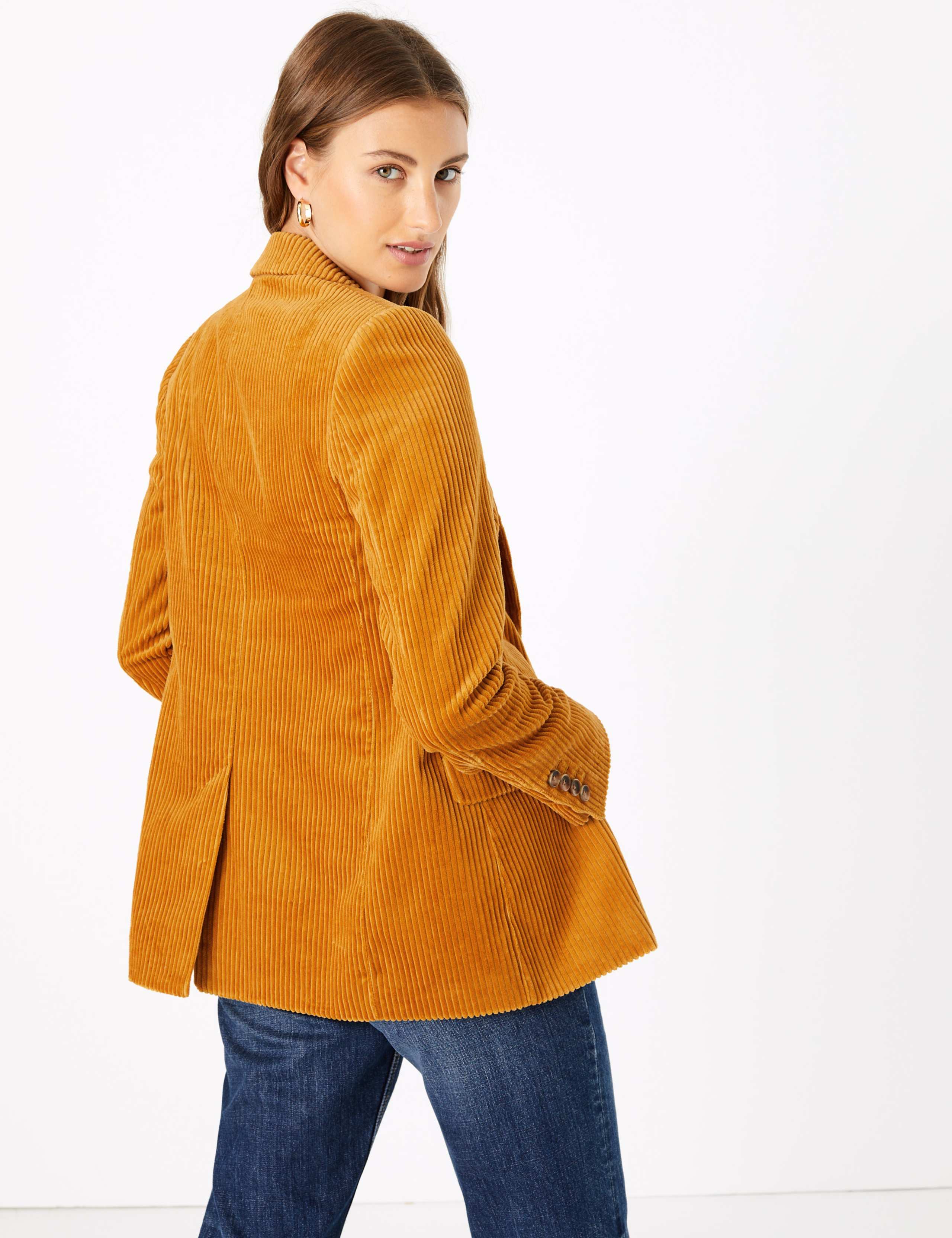 Pure Cotton Corduroy Blazer 4 of 4