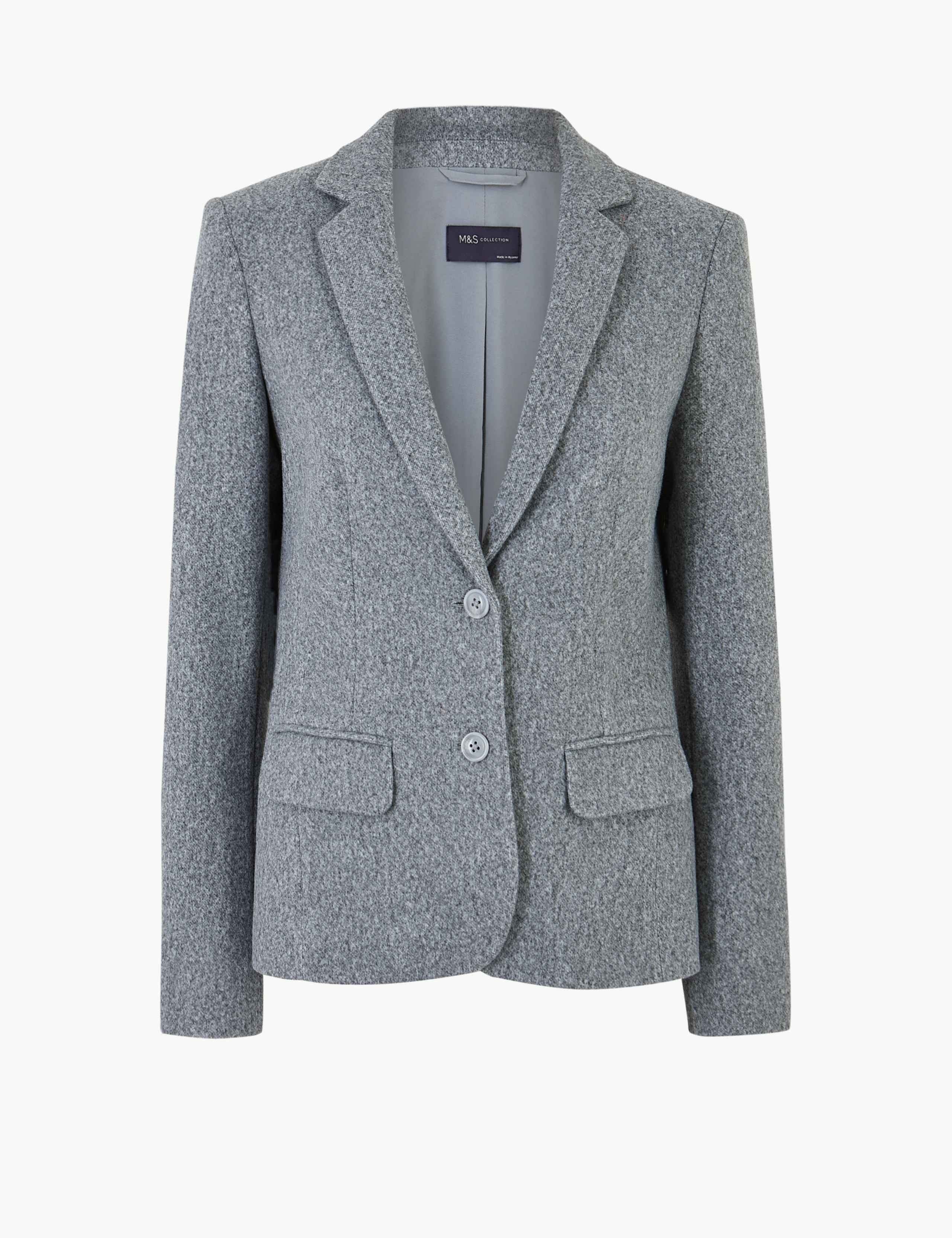 Flannel Jersey Blazer 2 of 4