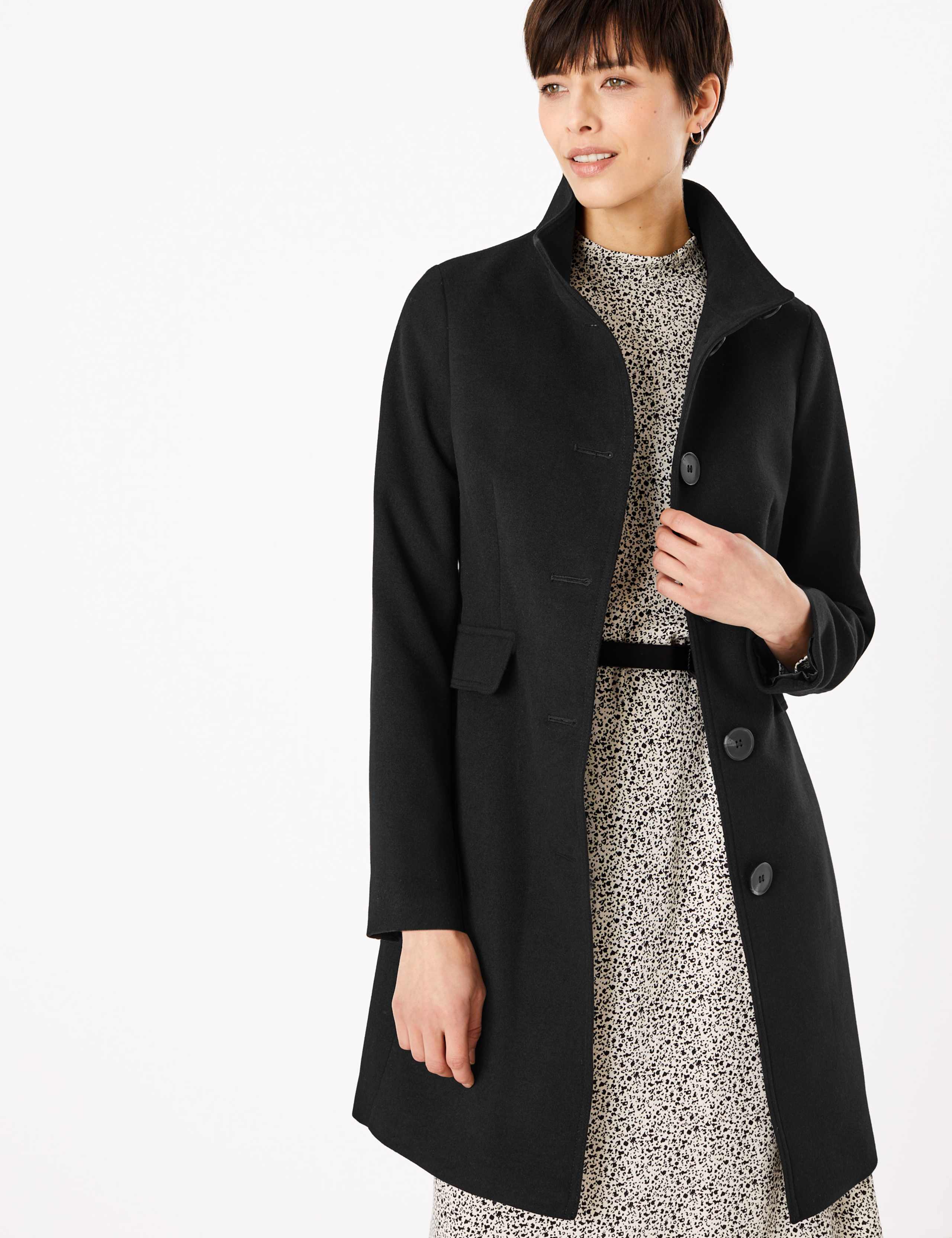 Button Detailed Coat 1 of 5