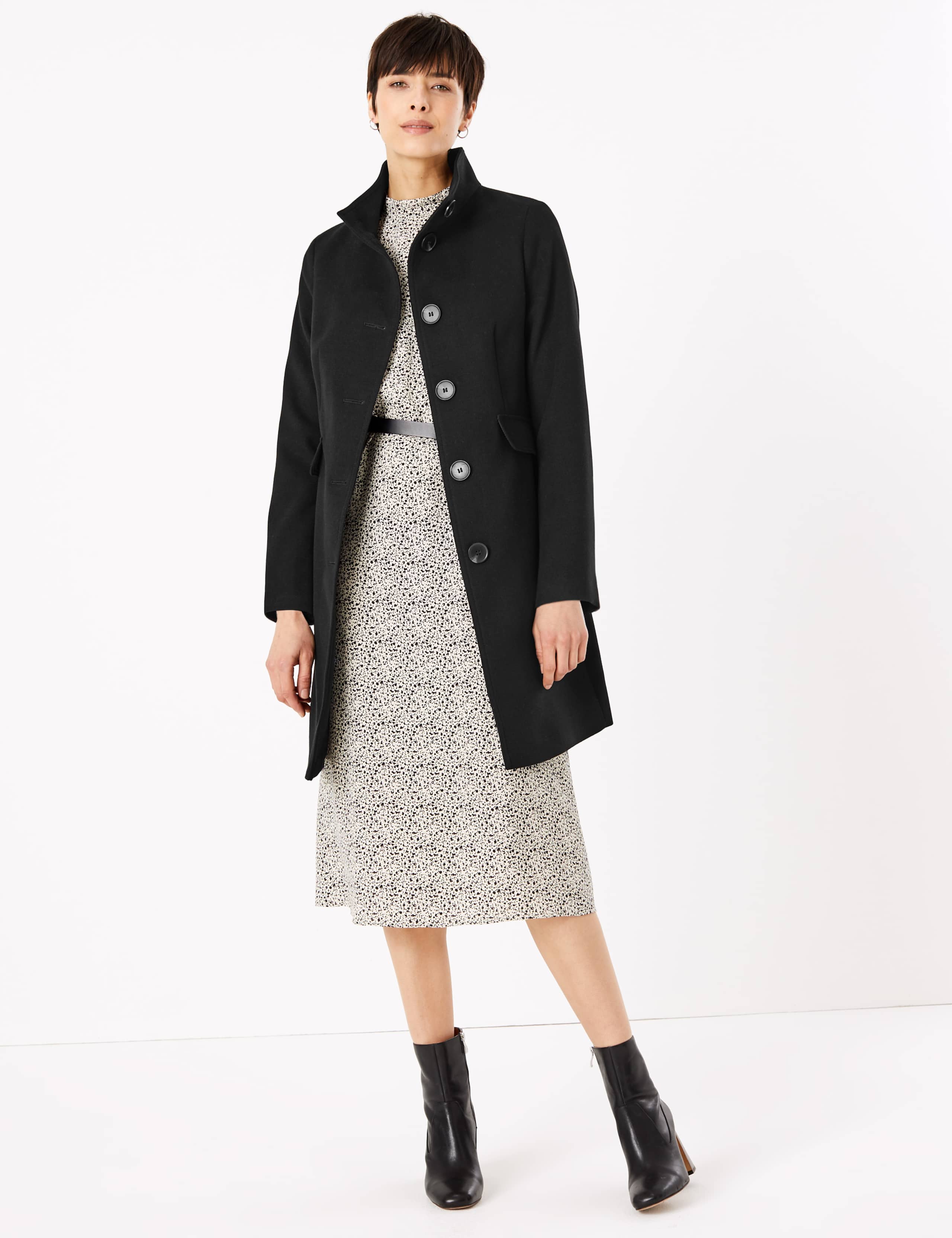 Button Detailed Coat 3 of 5