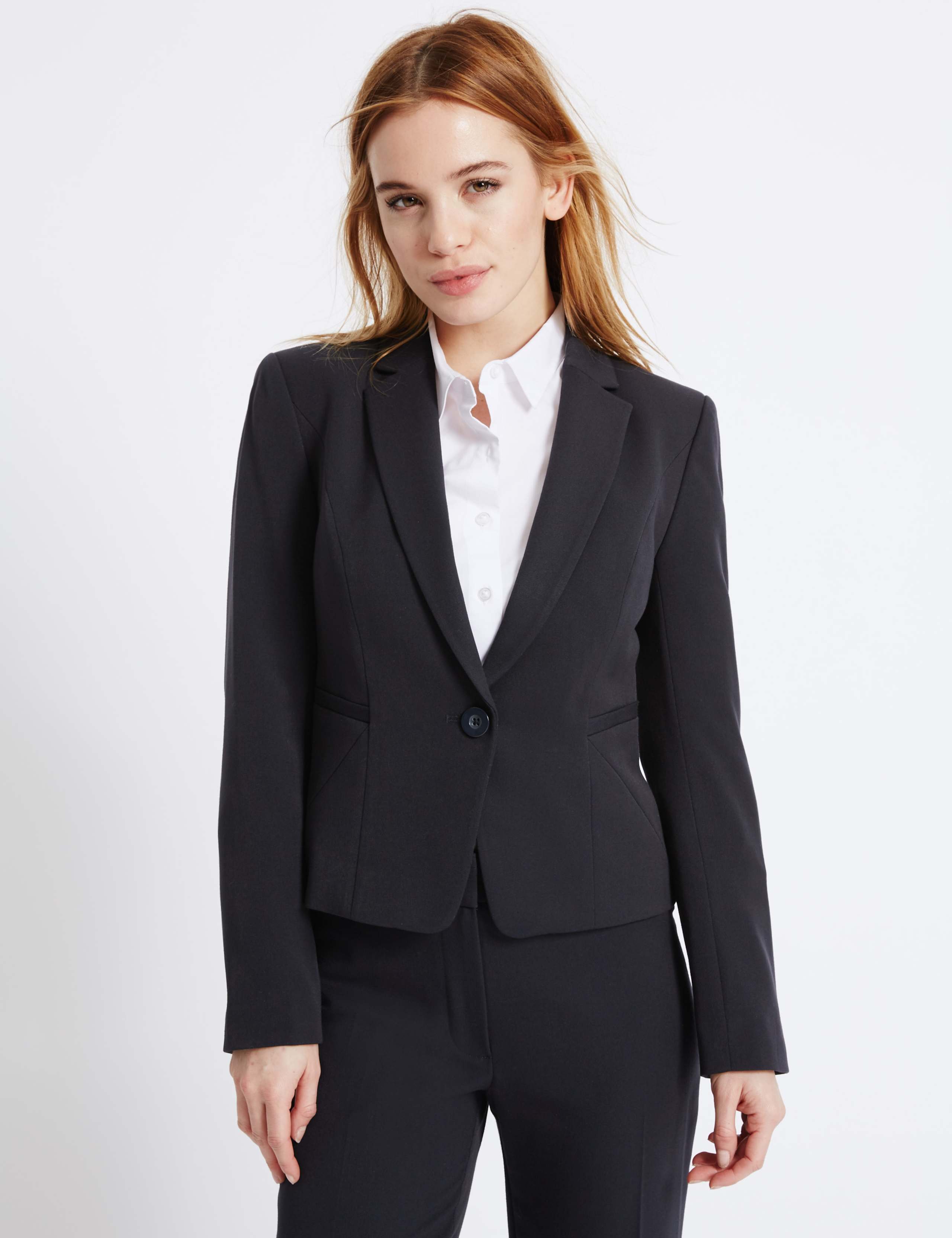 PETITE Welt Pocket Blazer 1 of 4