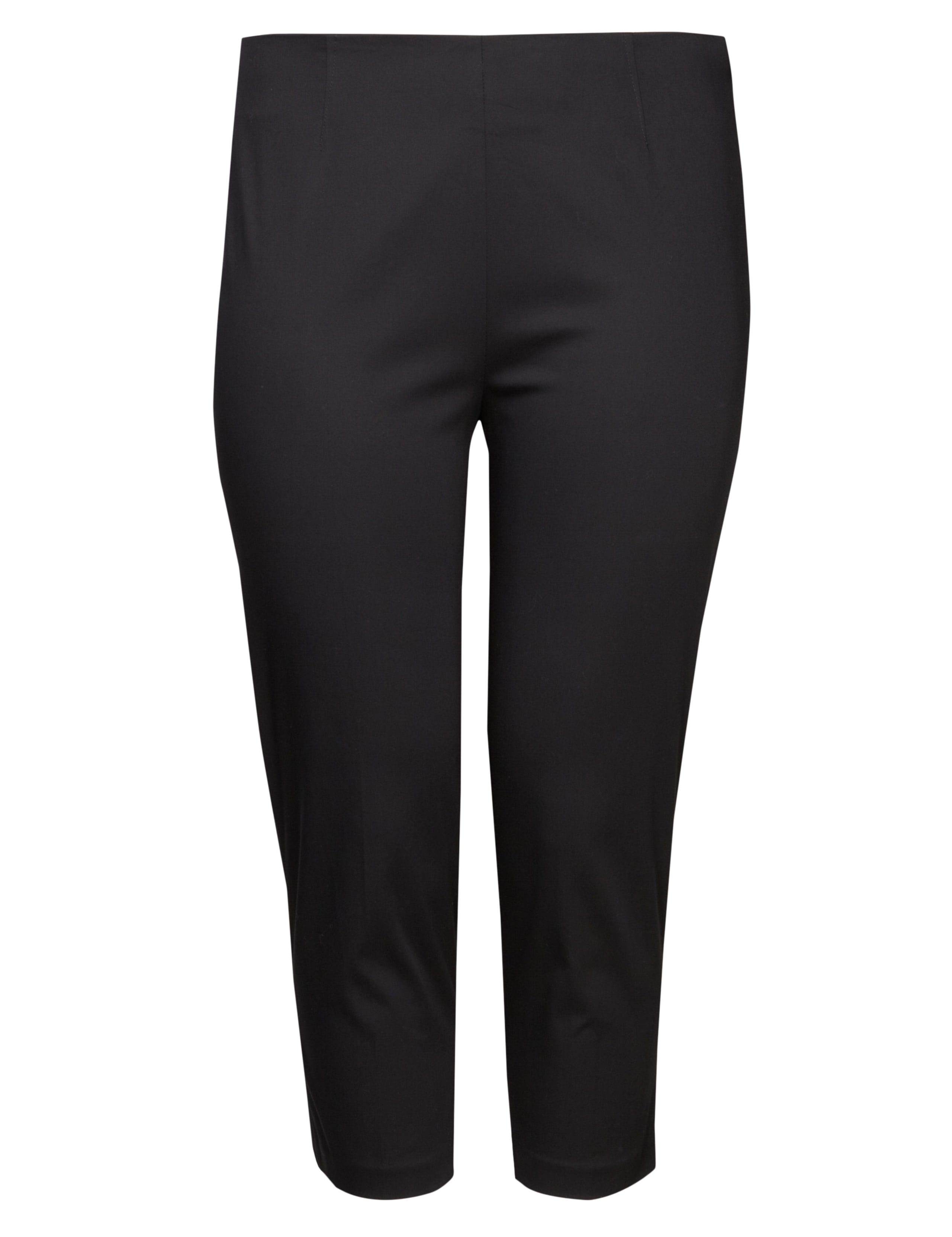 PLUS Cotton Rich Tapered Leg Cropped Trousers 4 of 5