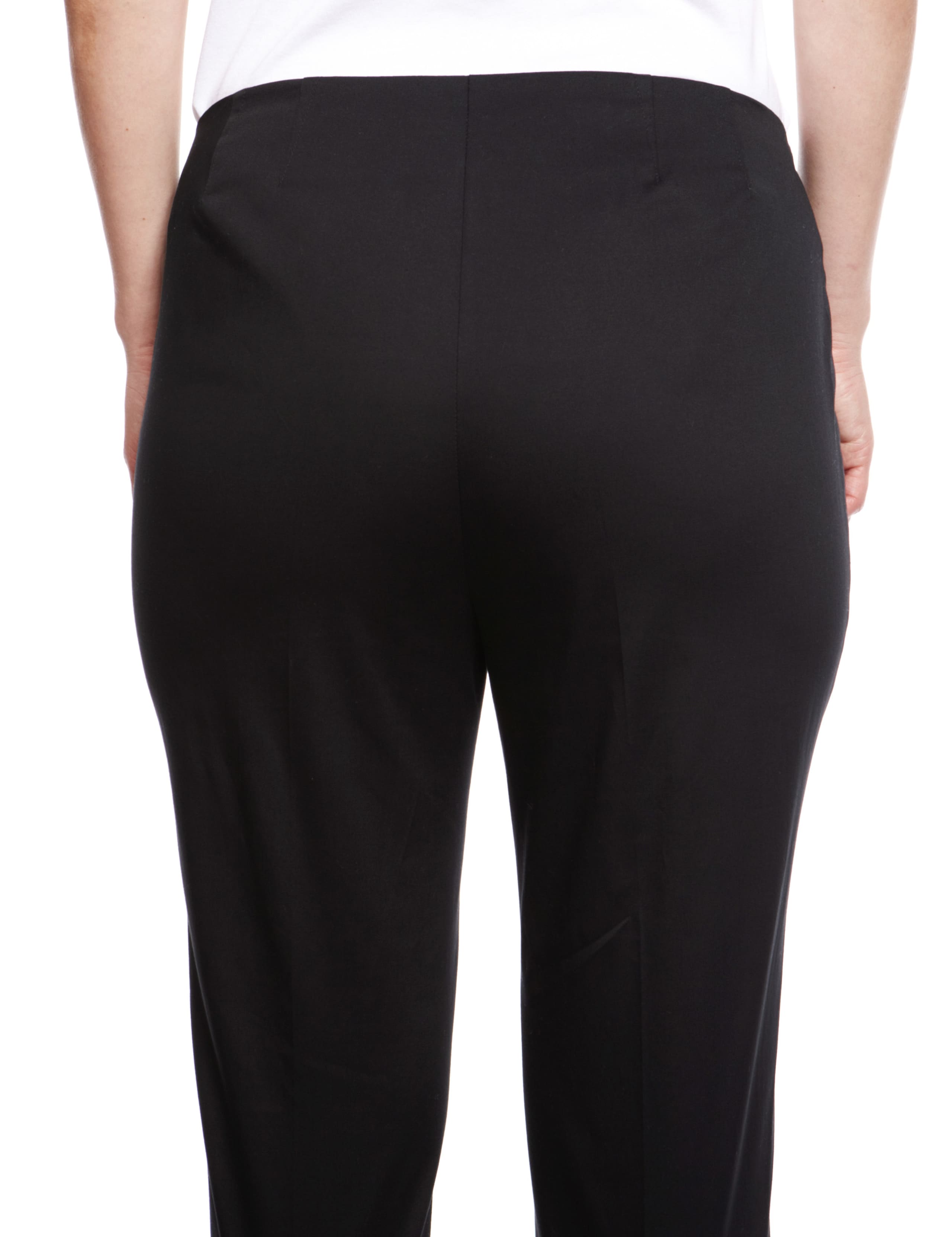 PLUS Cotton Rich Tapered Leg Cropped Trousers 5 of 5