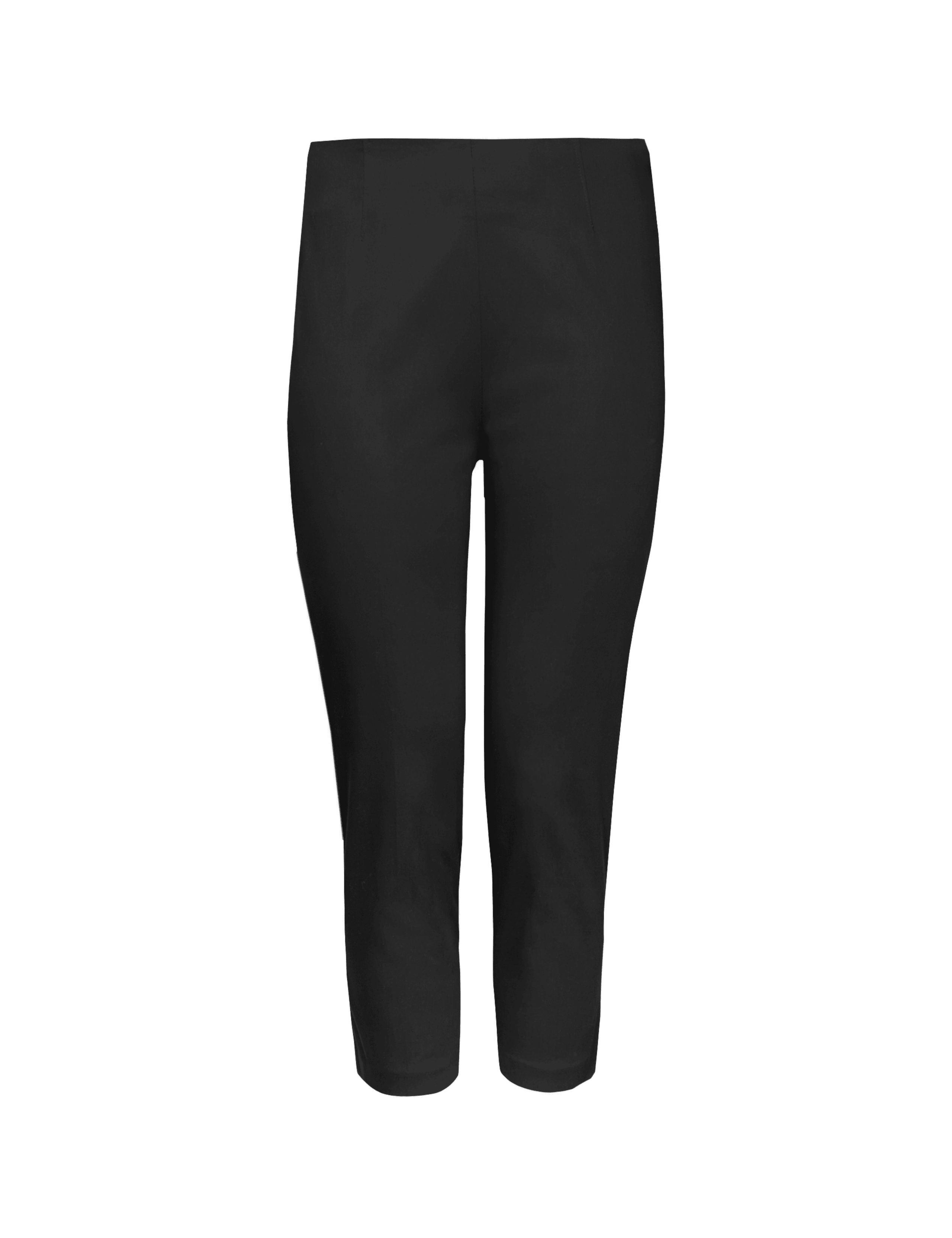 PLUS Cotton Rich Tapered Leg Cropped Trousers 2 of 5
