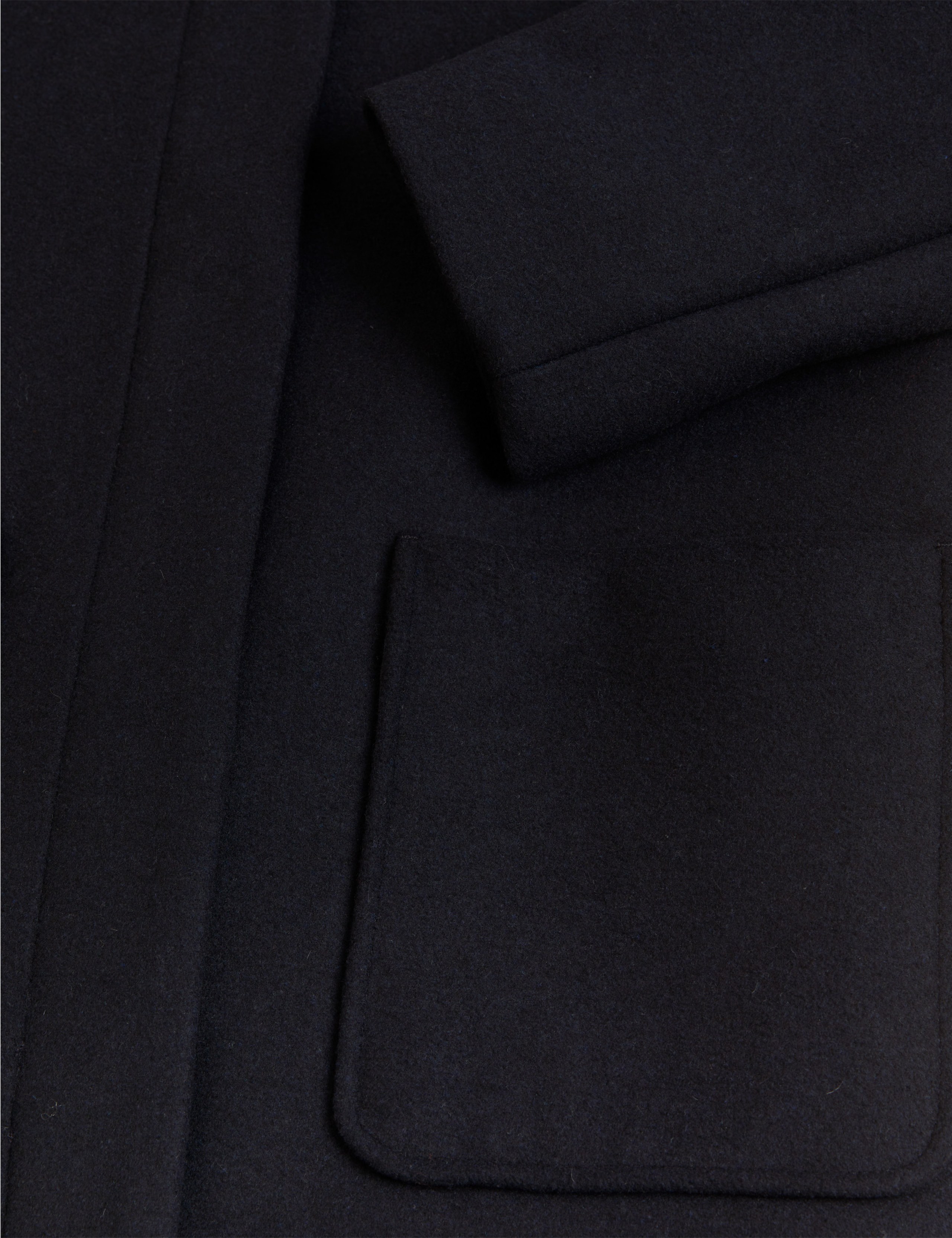 Wool Blend Hooded Short Duffle Coat 7 of 8